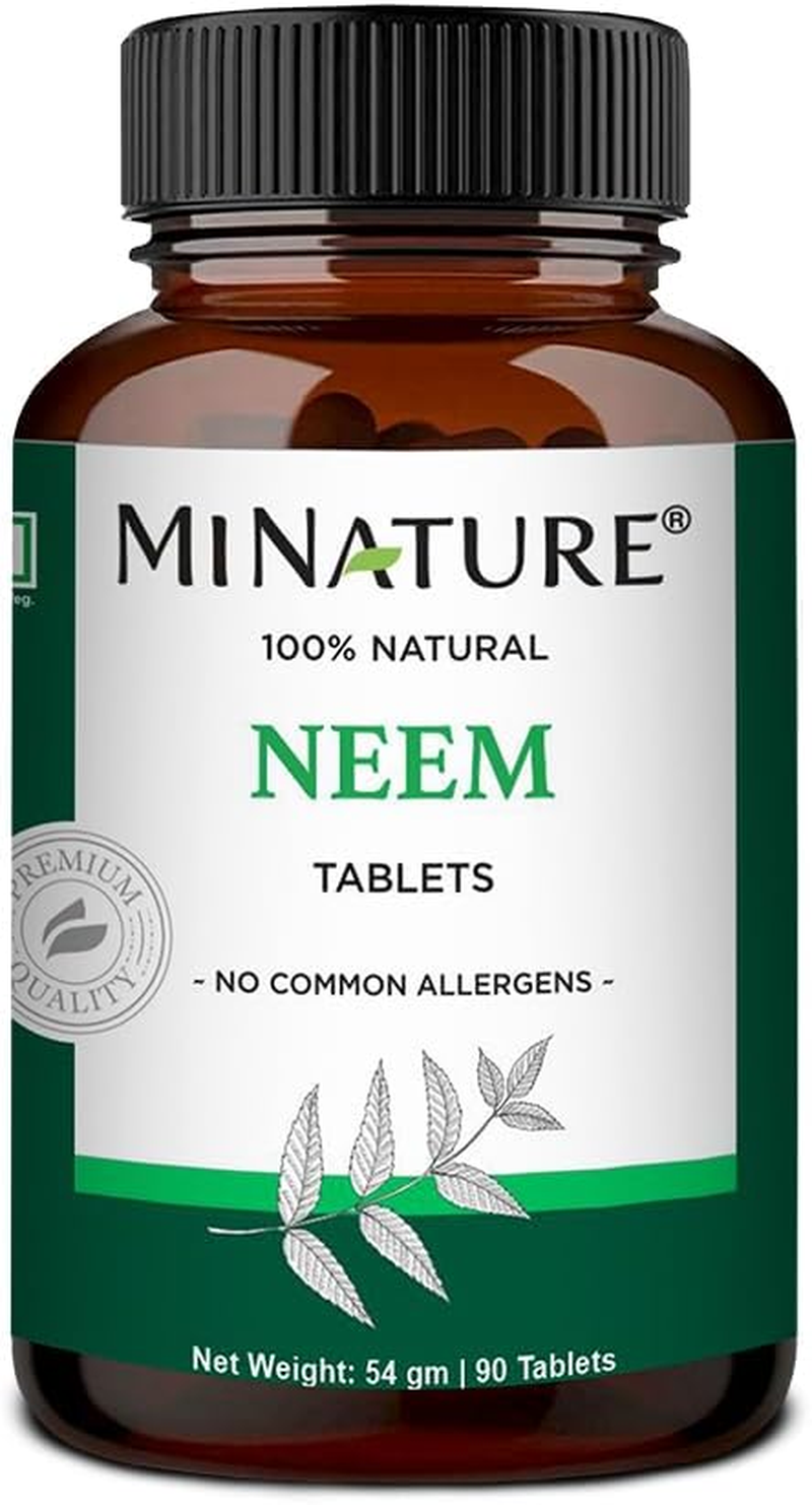 Neem Tablets by Mi Nature| 90 Tablets, 1000 Mg| 45 Days Supply| Clear Skin| Acne Free | Vegan | image number 5