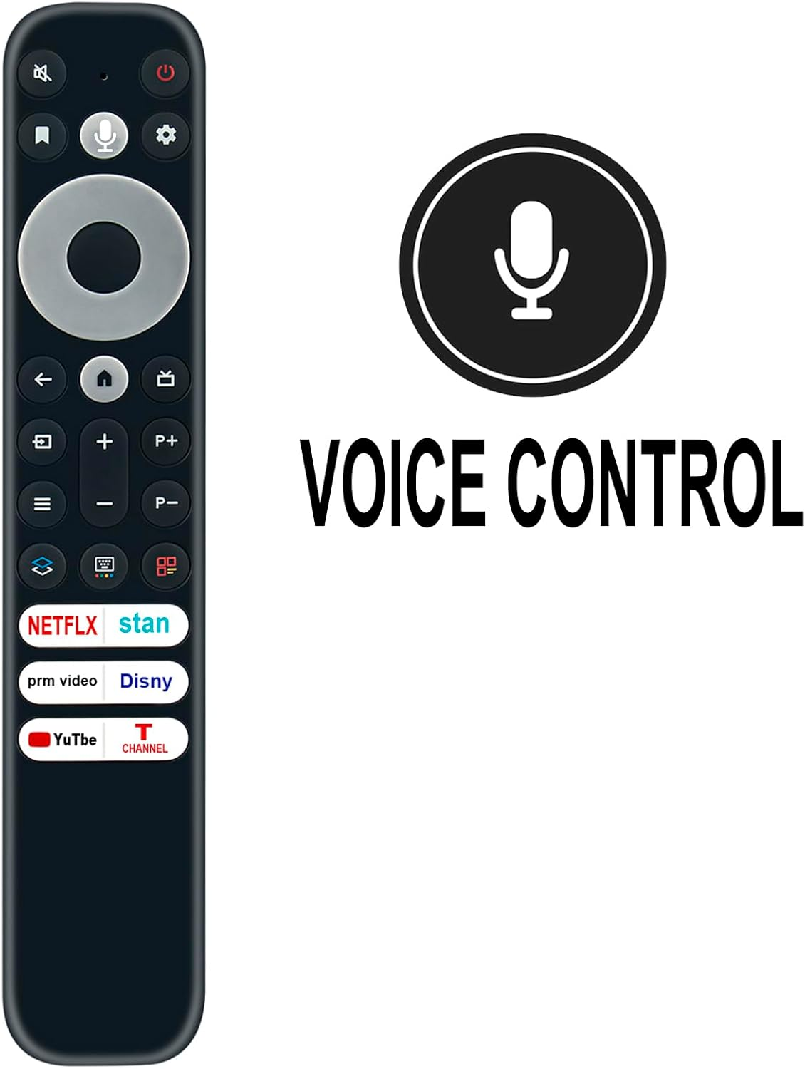RC902V FAR1 Replacement Voice Remote Fit for TCL TV 75C835 65C835 55C835 75C635 65C635 55C635 50C635 43C635 85P735 75P735 65P735 55P735 50P735 43P735 75X925 65X925 98C735 85C735 75C735 65C735 55C735 image number 3