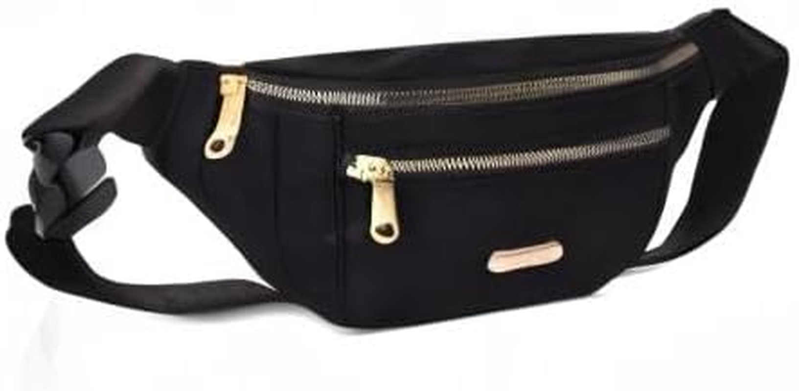 Fanny Pack for Men Women,Crossbody Waist Bag Pack,Belt Bag for Travel Walking Running Hiking Cycling,Gifts for Enjoy Sports Casual Hands-Free Easy Carry Any Phone,Wallet (Black) image number 5