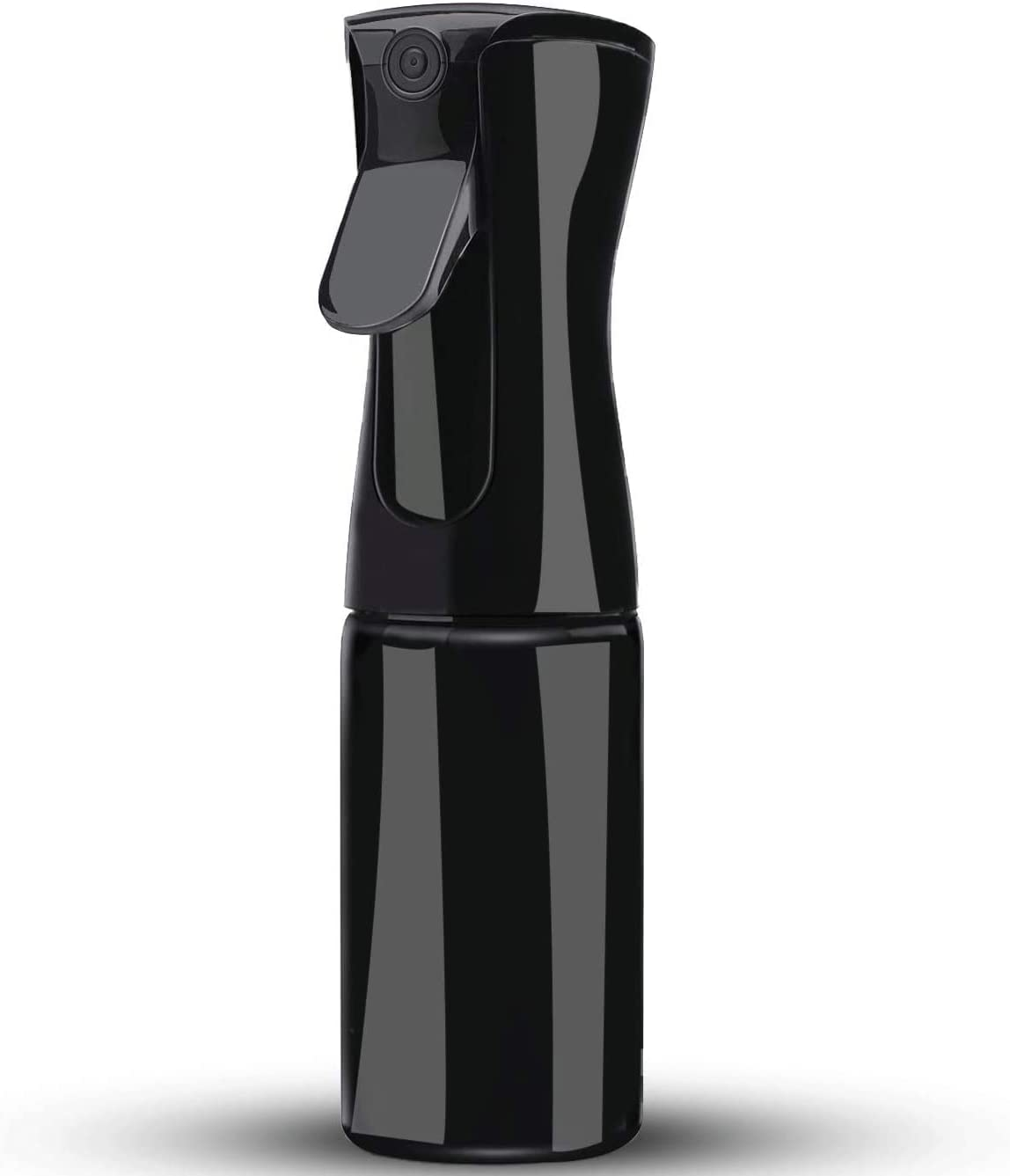 Premium Mist Spray Bottle - 10Oz/300Ml, Continuous Mister Water Spray Bottle for Long Straight & Curly Hair Styling, Plants, Ironing, Cleaning, Salon & Skin Care&hellip; (Black)