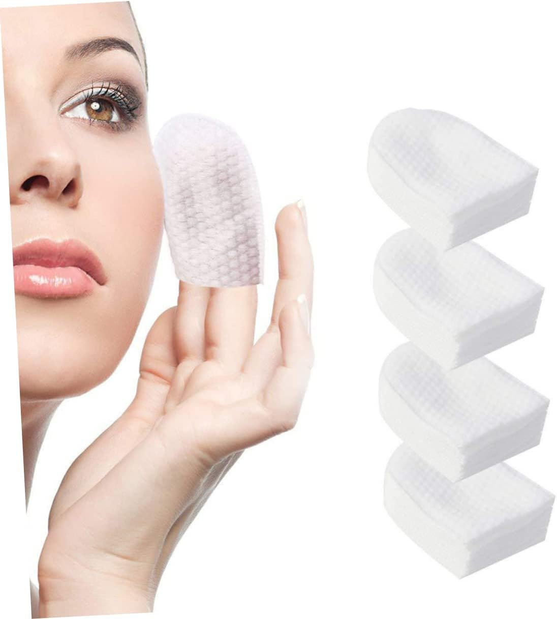 Beavorty Facial Cotton Pads Pcs U-Shaped Pocket Makeup Remover Pads Women'S Cosmetic Set image number 4