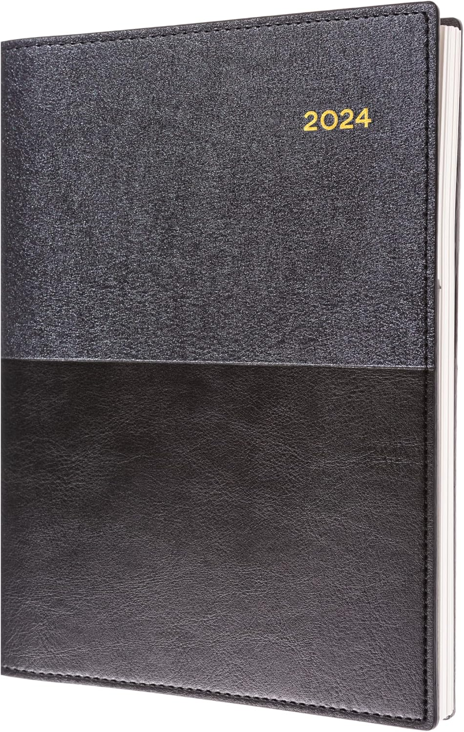 Collins Vanessa 2024 Diary - Day to Page, Size A5, Black image number 3