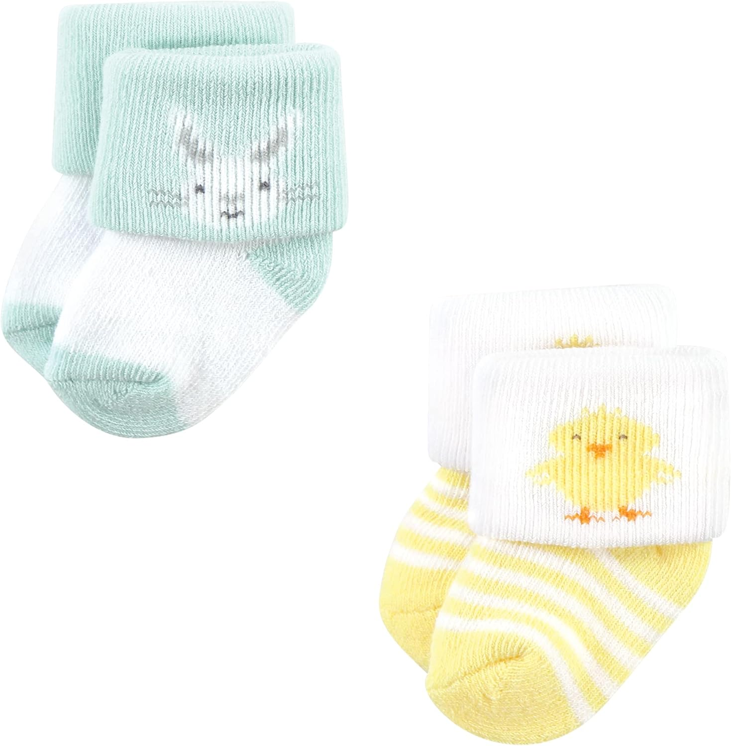 Hudson Baby Baby-Girls Holiday Newborn Terry Socks image number 5