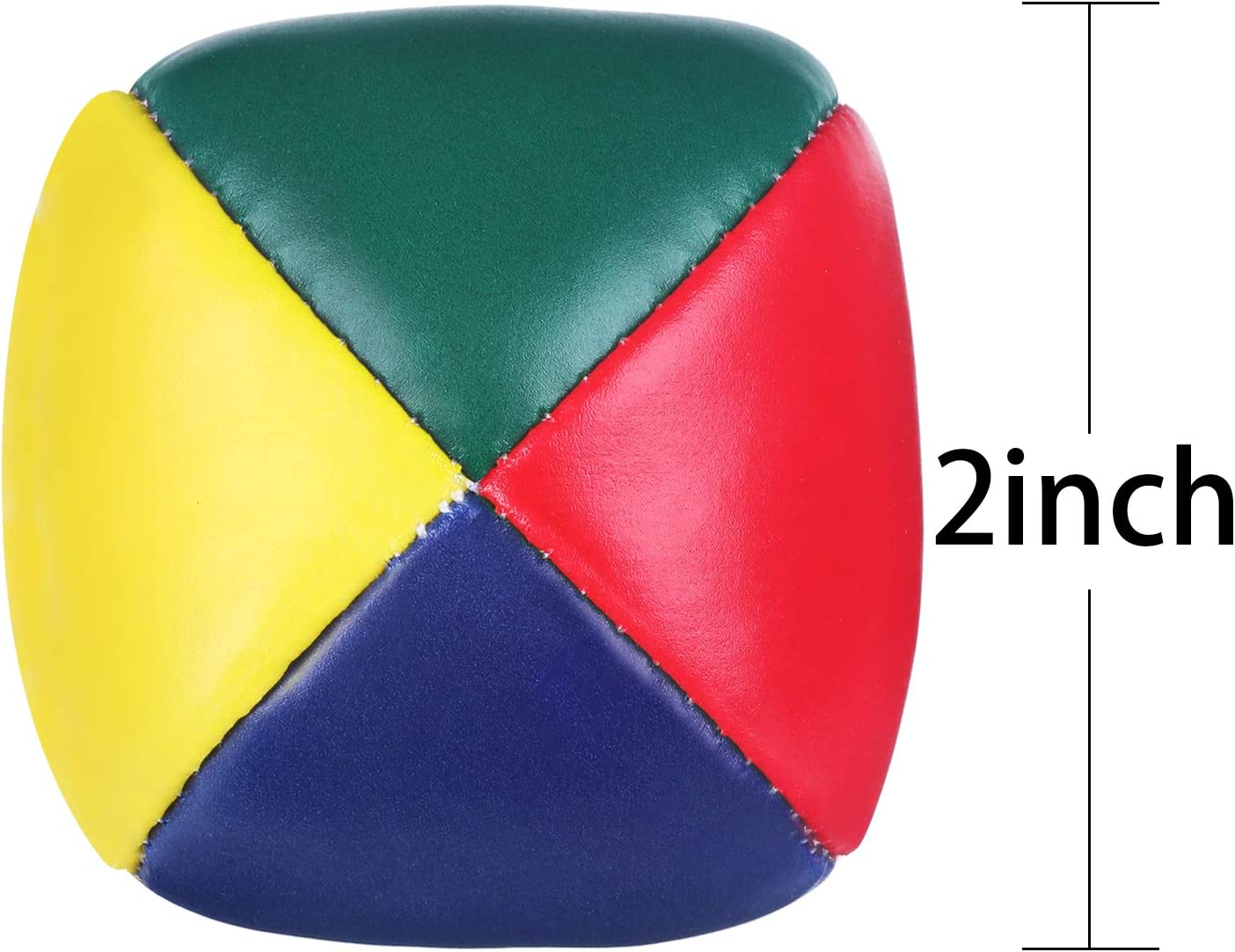 Patelai Juggling Balls Set for Beginners, Quality Mini Juggling Balls, Durable Juggle Ball Kit, Soft Easy Juggle Balls for Boys Girls and Adults, Multicolored 10 Packs image number 3