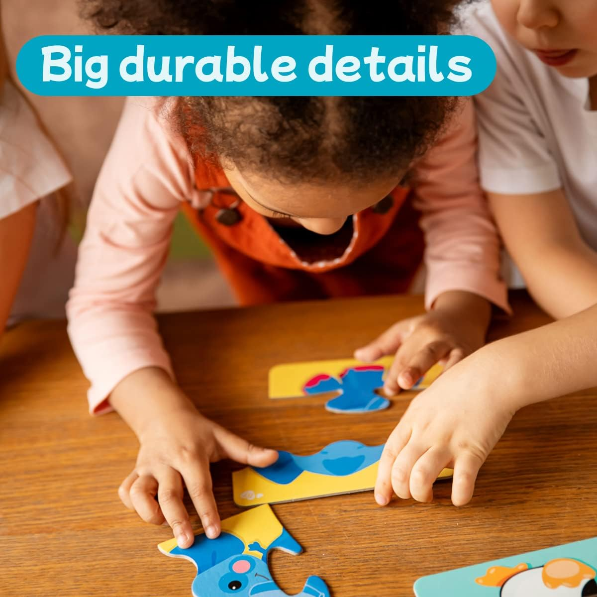 Toddler Puzzles 6 in 1 Zigzag Princess Dreams Girls Jigsaw Puzzles for Kids Develops Logic and Motor Skills Creative Puzzles for Toddlers Bright and Colourful Kids Puzzles Made in Europe image number 2