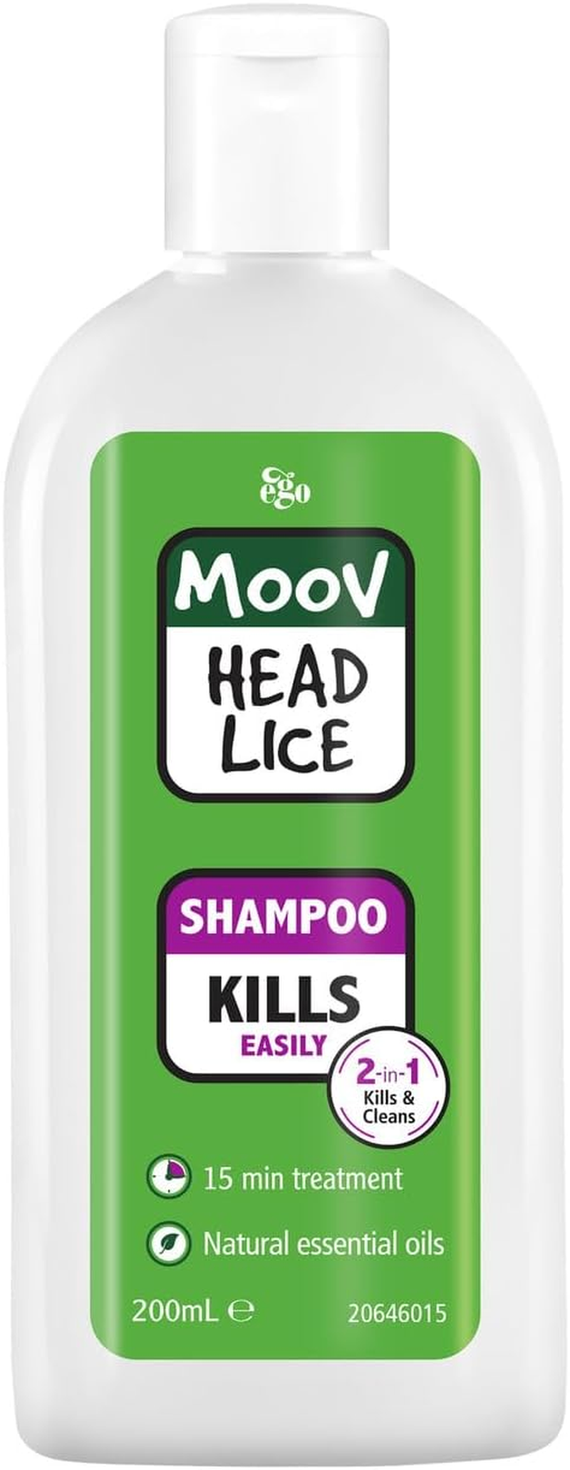 Ego Moov Head Lice Shampoo 200 Ml