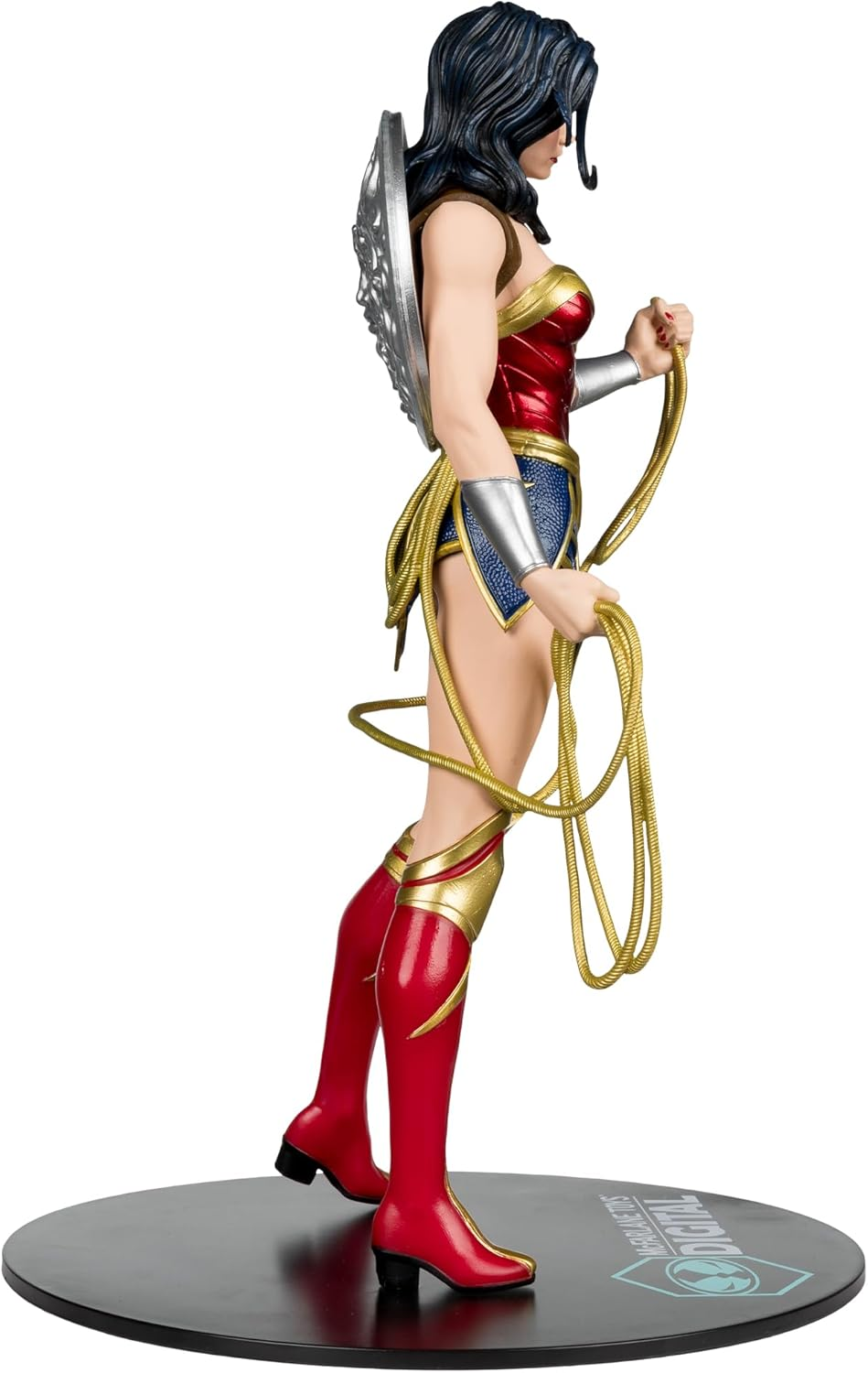 DC Direct - 12" Wonder Woman by Jim Lee Statue with Mcfarlane Digital Collectible image number 4