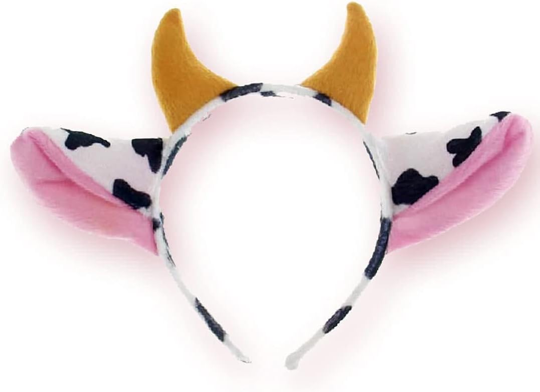 Cow Print Party Supplies - Ears Headband for Baby Shower, Birthday Decorations image number 2