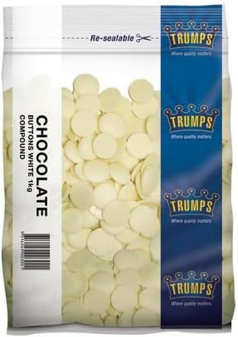 Trumps White Chocolate Buttons 1 Kg