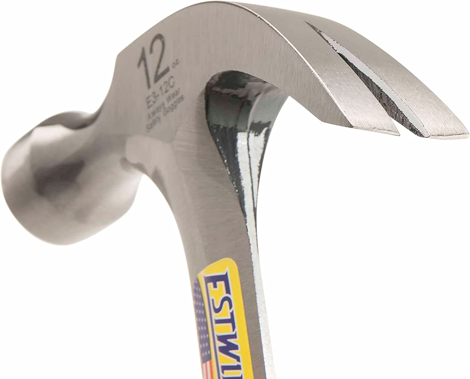 Estwing 12Oz Curved Claw Hammer with Blue Vinyl Grip image number 4