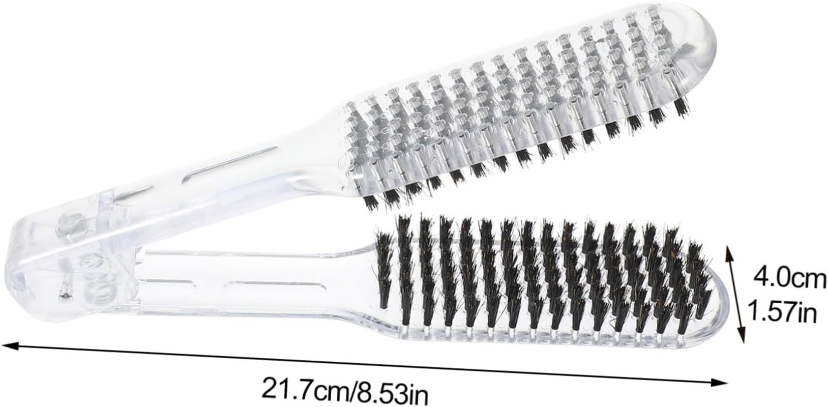 Outanaya Hair Straightener Comb Double Sided Brush V-Shaped Styling Hair Straightener Comb for Women at Home and Salon Use image number 5