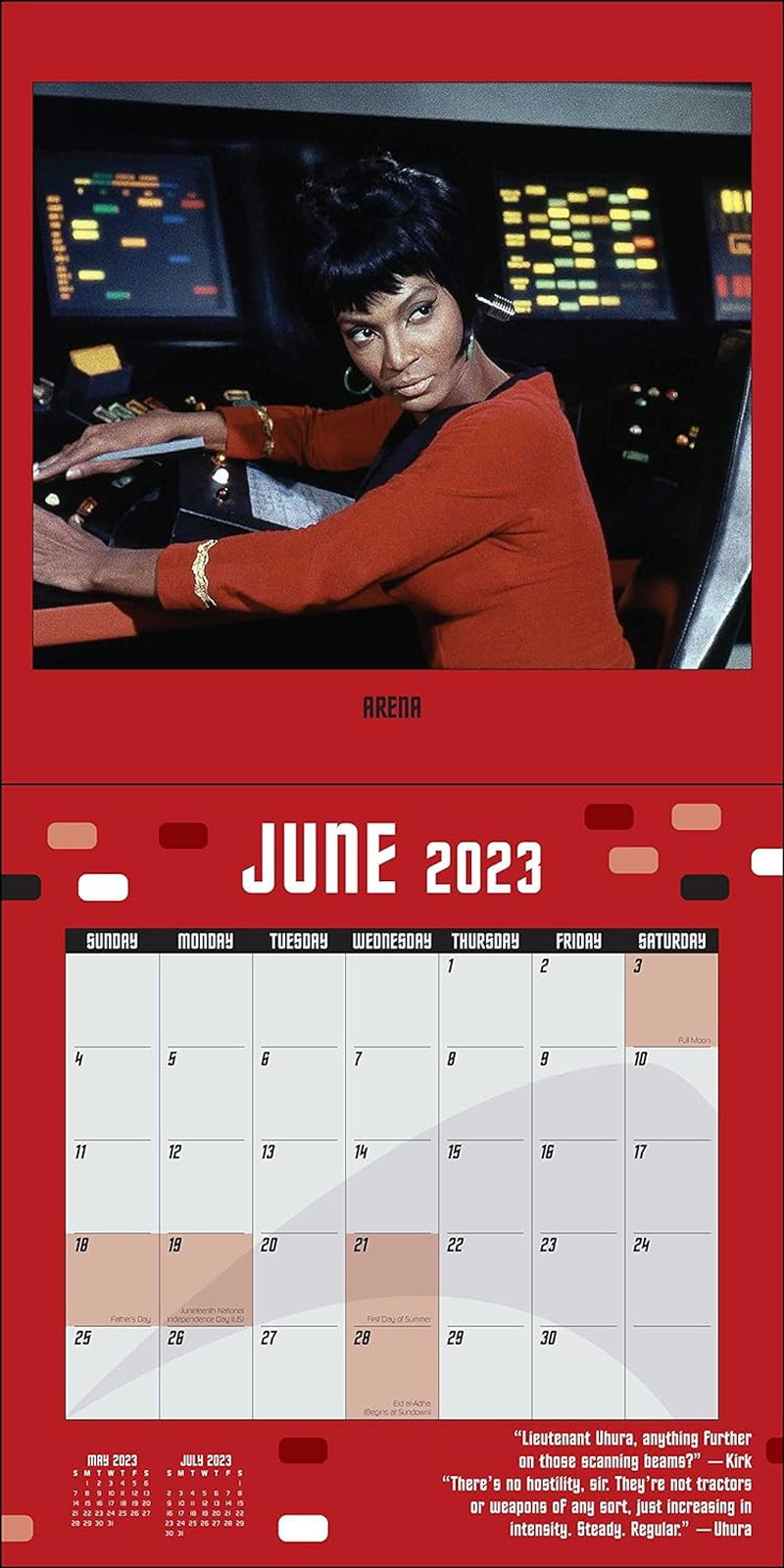 Star Trek 2023 Wall Calendar: the Original Series