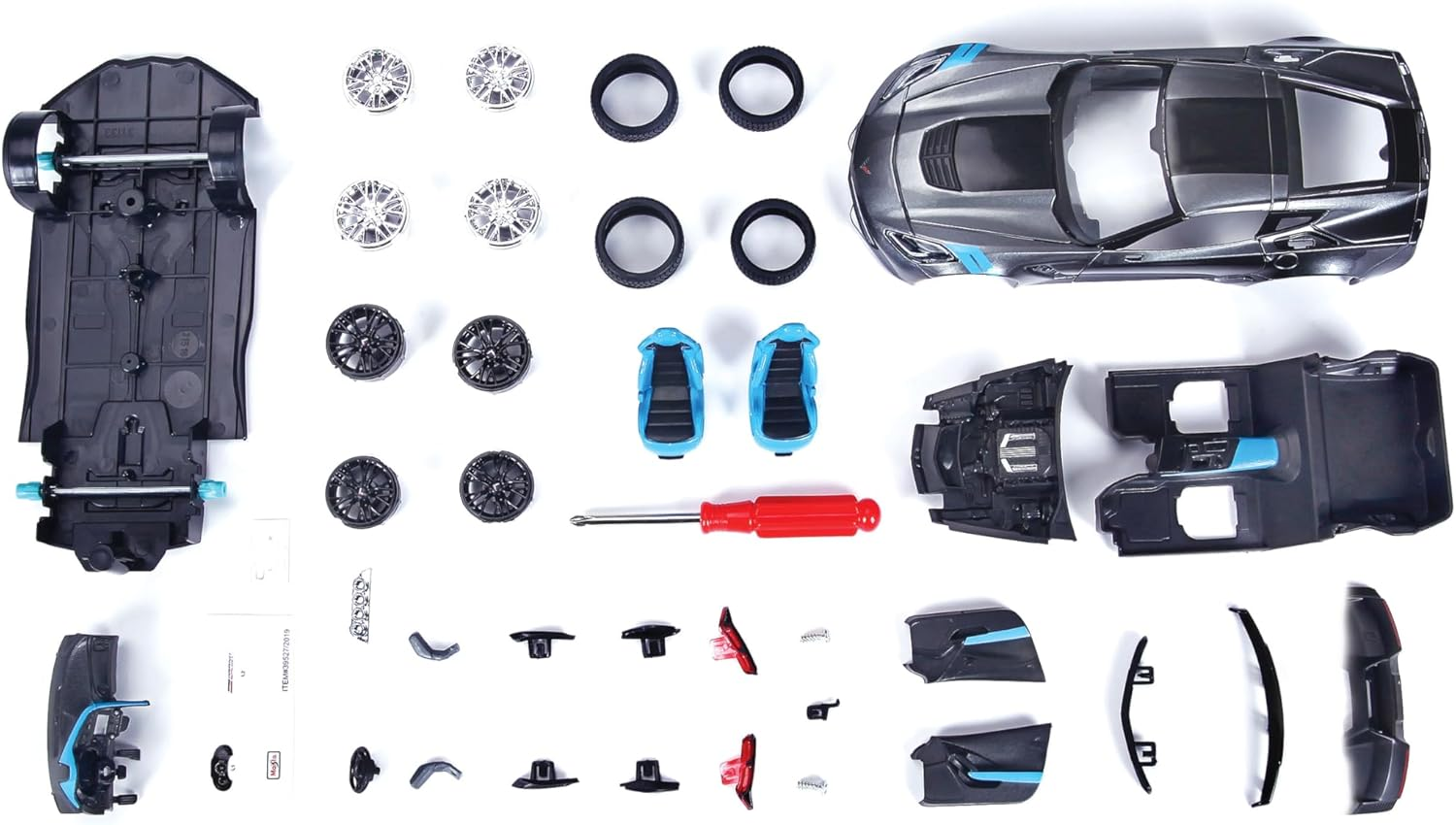 Maisto 1:24 Assembly Line Chevrolet Colorado ZR 2 - Blue image number 4