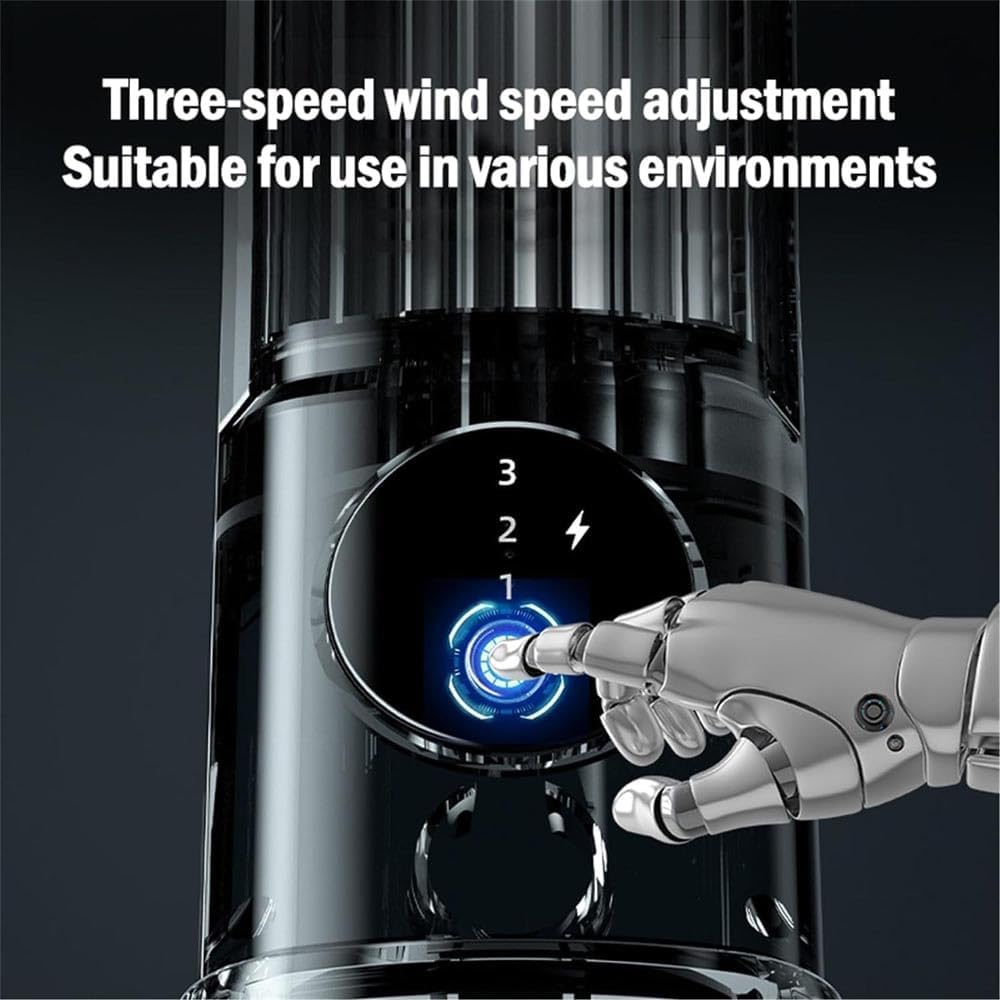 Coldeez Cooling Ace 5.0,Desktop Tower Fan,Portable Air Conditioner,Cooling Ace with 3 Speeds,Quiet Operation,Adjustable Base,For Bedroom/Office/Kitchen image number 4