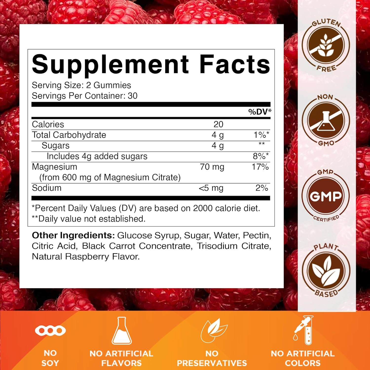 2 Pack - Vitamatic Magnesium Gummies 600Mg per Serving - 60 Vegan Gummies - Promotes Healthy Relaxation, Muscle, Bone, & Energy Support (120 Count) image number 4