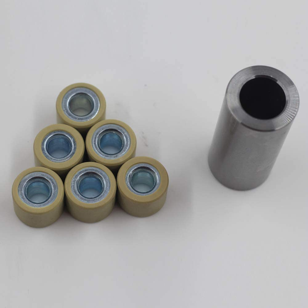 Complete Variator Kits for Gy6 125Cc/150Cc 152QMI/157QMJ Engine, Drive Wheel Assy Performance 14 Gram Rollers CVT Front Clutch for Scooter Atv and Gokart (GY6 125/150) image number 4