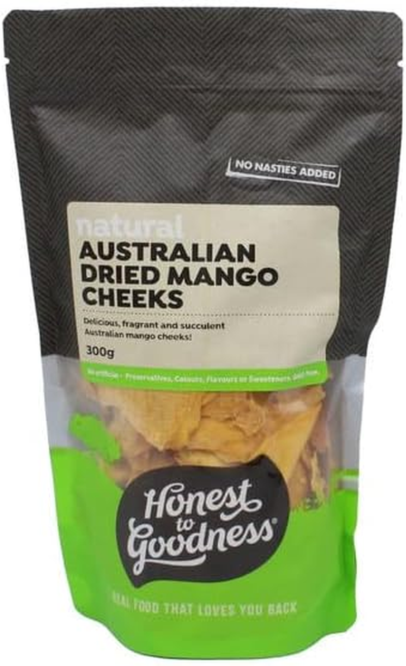 Honest to Goodness, Australian Dried Mango Cheeks, 300 Grams - a Chewy and Irresistible Snack Offering a Pure, Wholesome Goodness Experience in Every Bite. image number 6