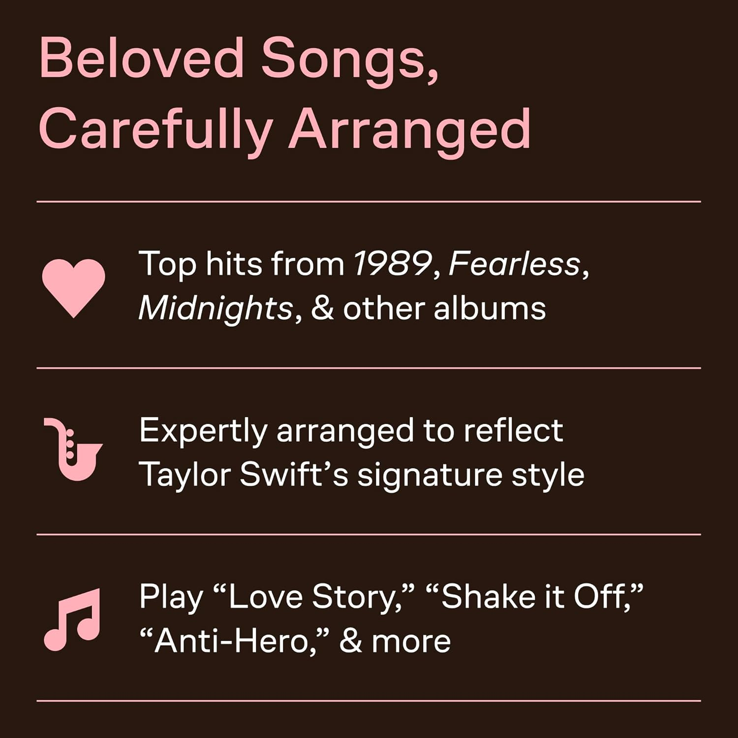 Taylor Swift: for Alto Sax image number 2