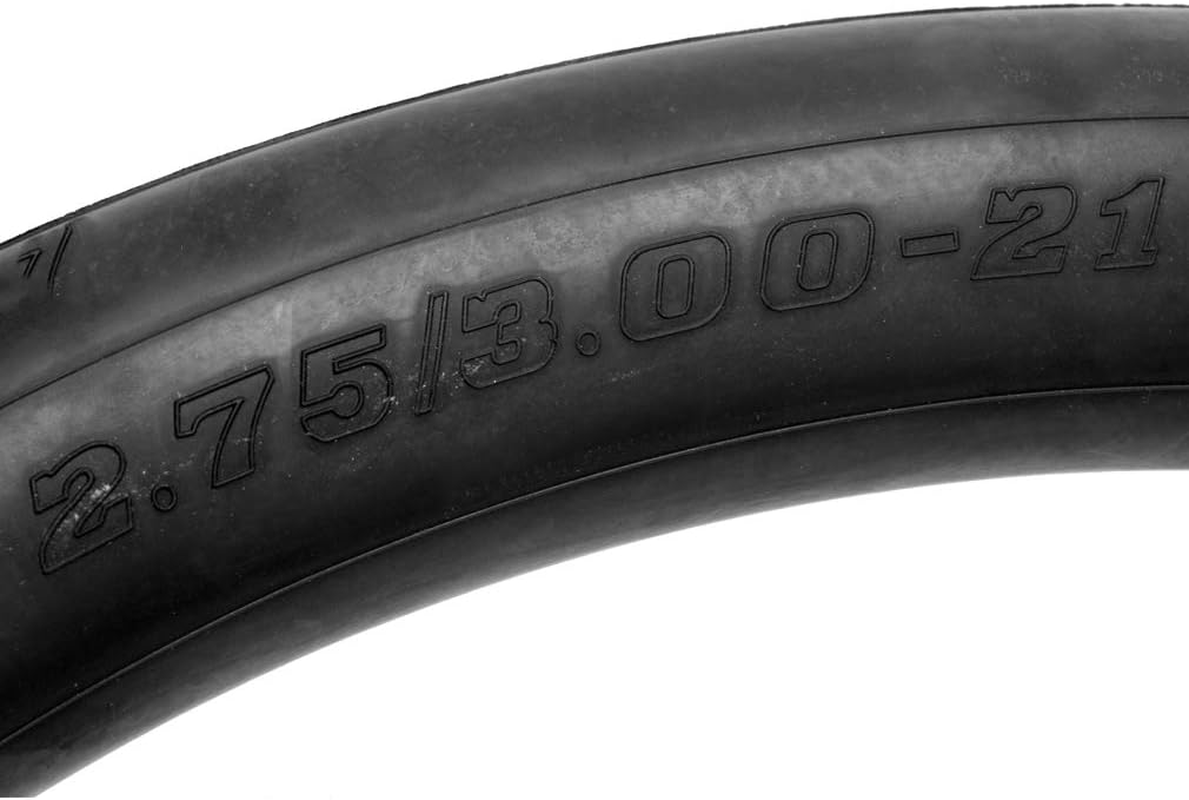 HIAORS 2.75/3.00-21 off Road Motorcycle Inner Tubes with Staight Valve Stem for 90/80-21, 90/90-21, 100/80-21 Chinese Dirt Bikes, Pit Bikes, Trail Bikes Pack of 2 image number 1