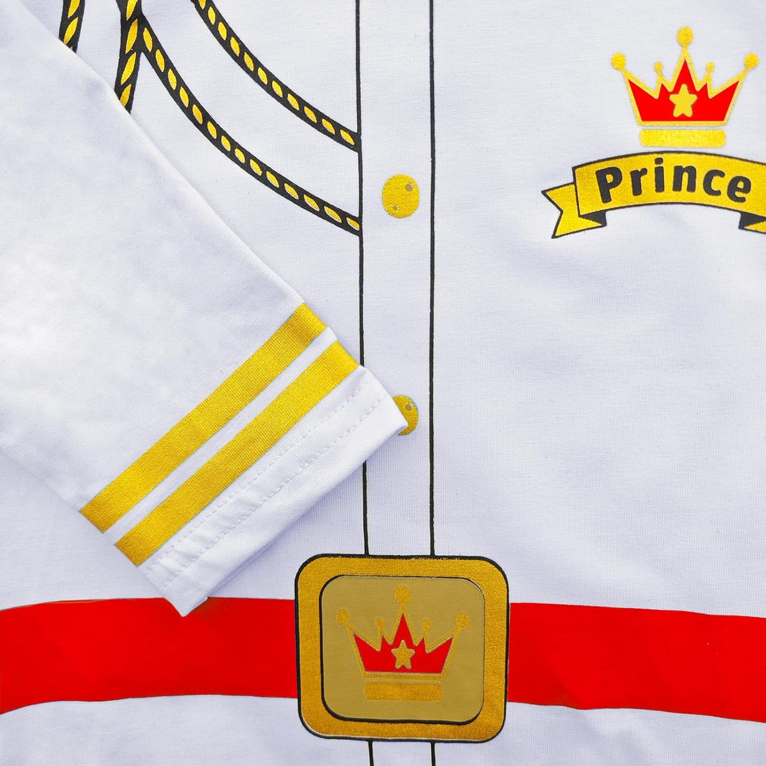 Xuomuen Baby Boys Prince Charming Costume Medieval Royal Prince Dress up for Infant Boys Halloween Cosplay image number 2