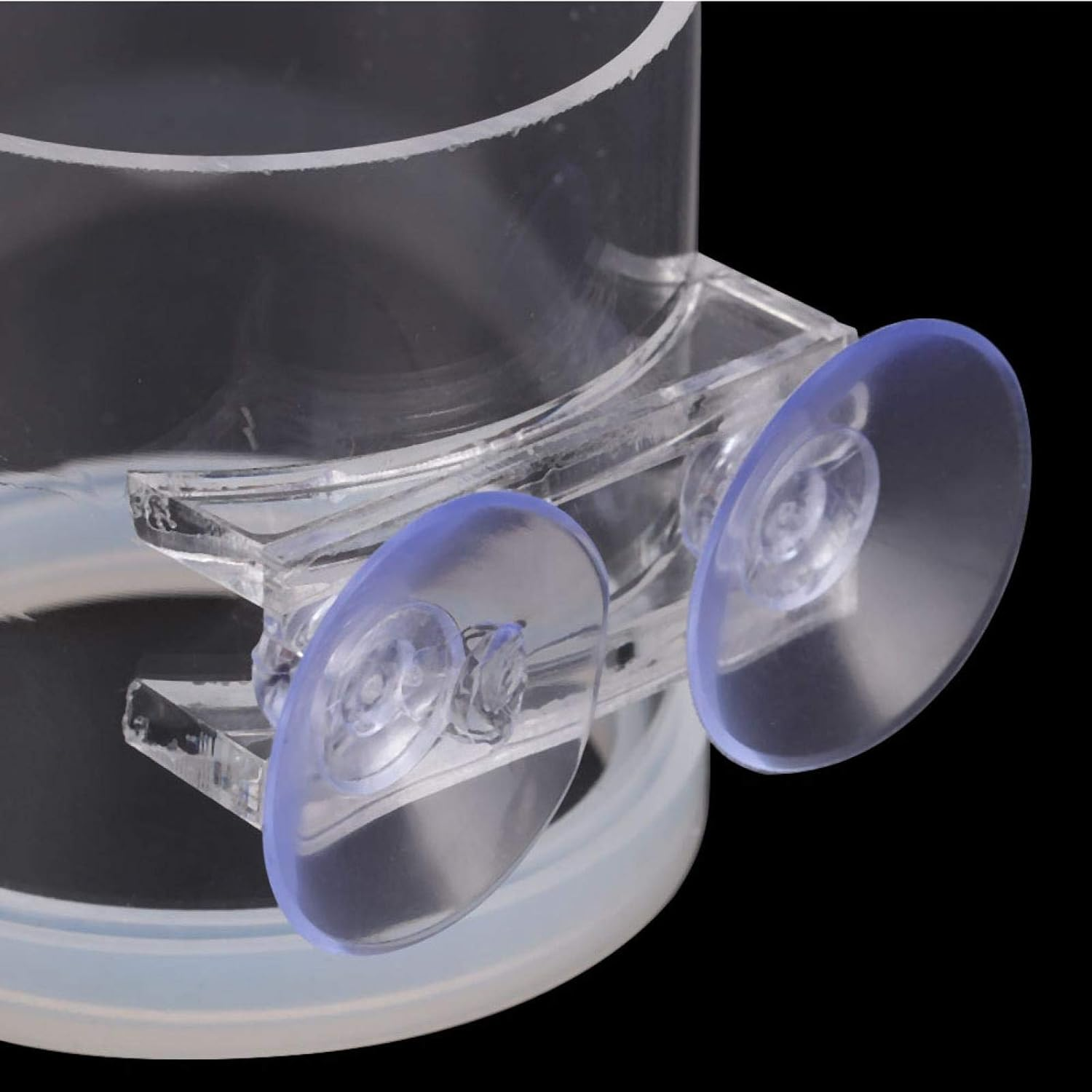 01 Fishing Feeder, Acrylic Automatic Fish Feeder with Suction Cup for Pond Fish Aquarium image number 2