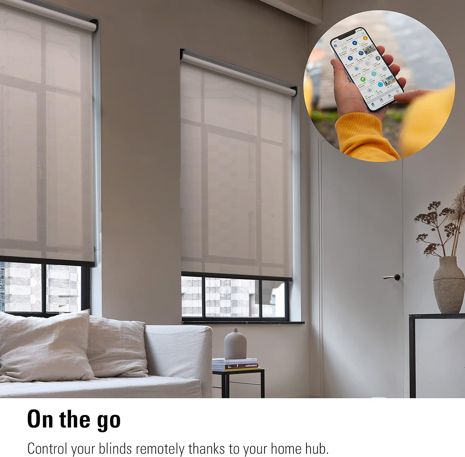 Eve Motionblinds Upgrade Kit for Roller Blinds (Apple Home) &ndash; Motor to Upgrade Existing Indoor Blinds, Schedules, No Bridge, Bluetooth/Thread image number 3