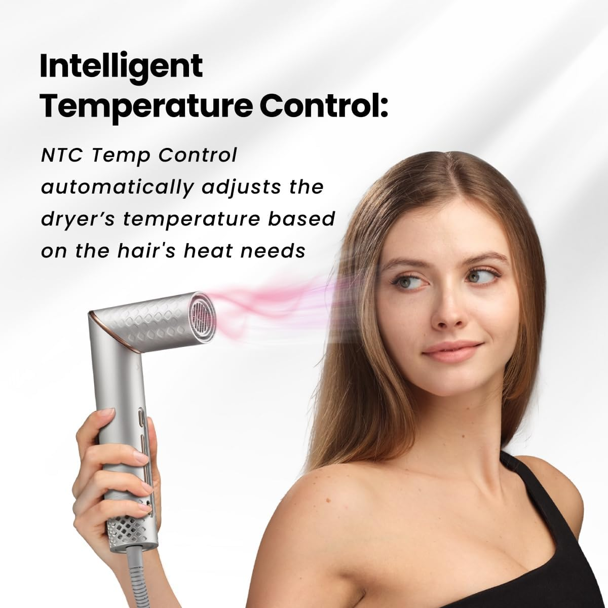 GLAMUP&reg; 5 in 1 Flex Hair Styler-Advanced High Speed Hair Dryer with Air Curler, Hair Dryer Brush, No Heat Damage, for All Hair Types, Perfect for Travel, Gift Set image number 3