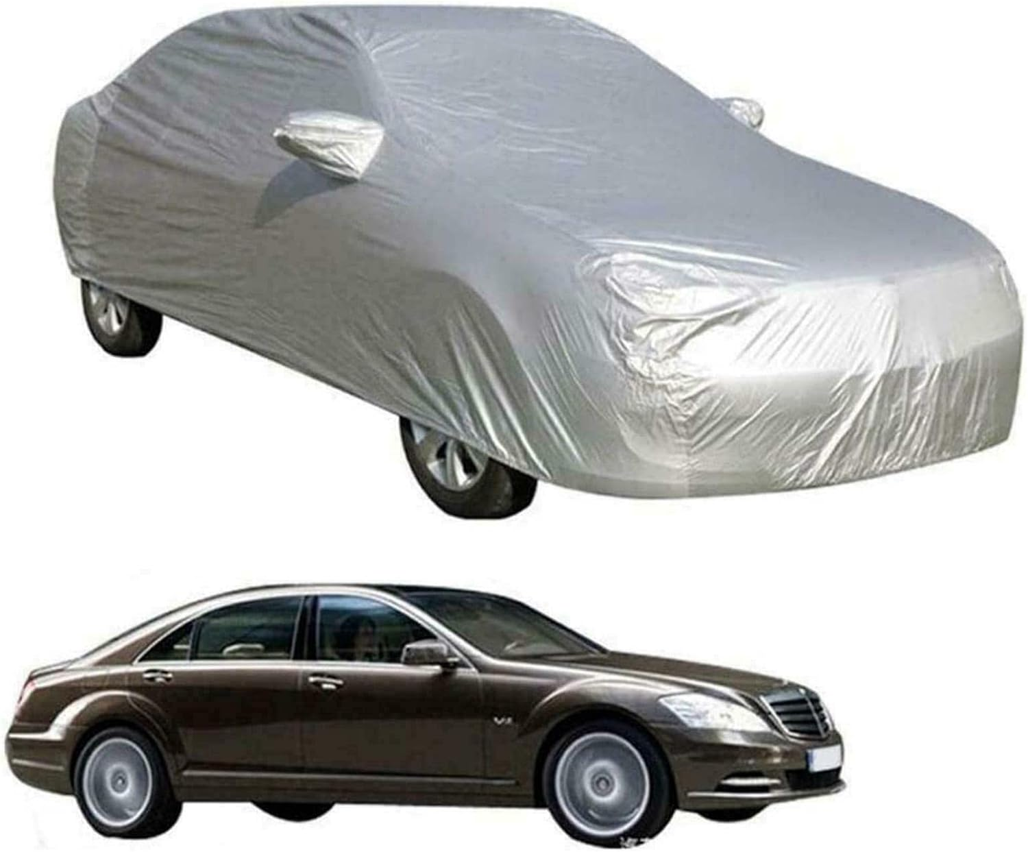 Universal Size Car Cover Waterproof Rain/Uv/Dust Resistant Weather Proof AU image number 4
