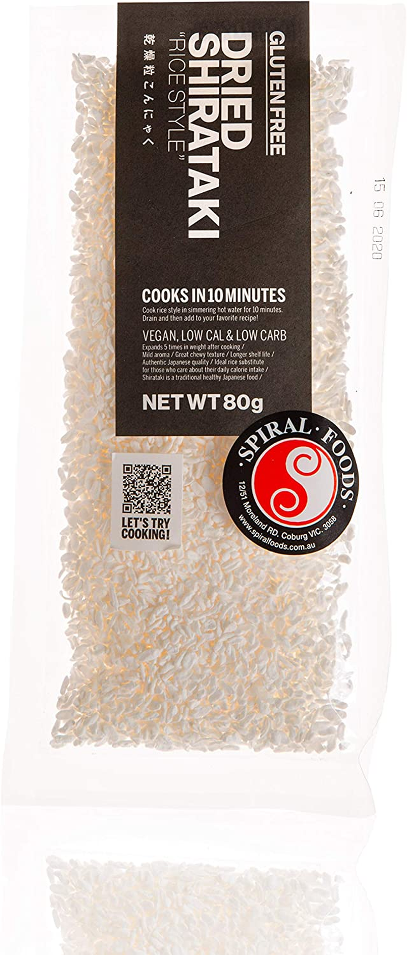 Spiral Foods Shirataki Rice Noodles 80 G image number 1