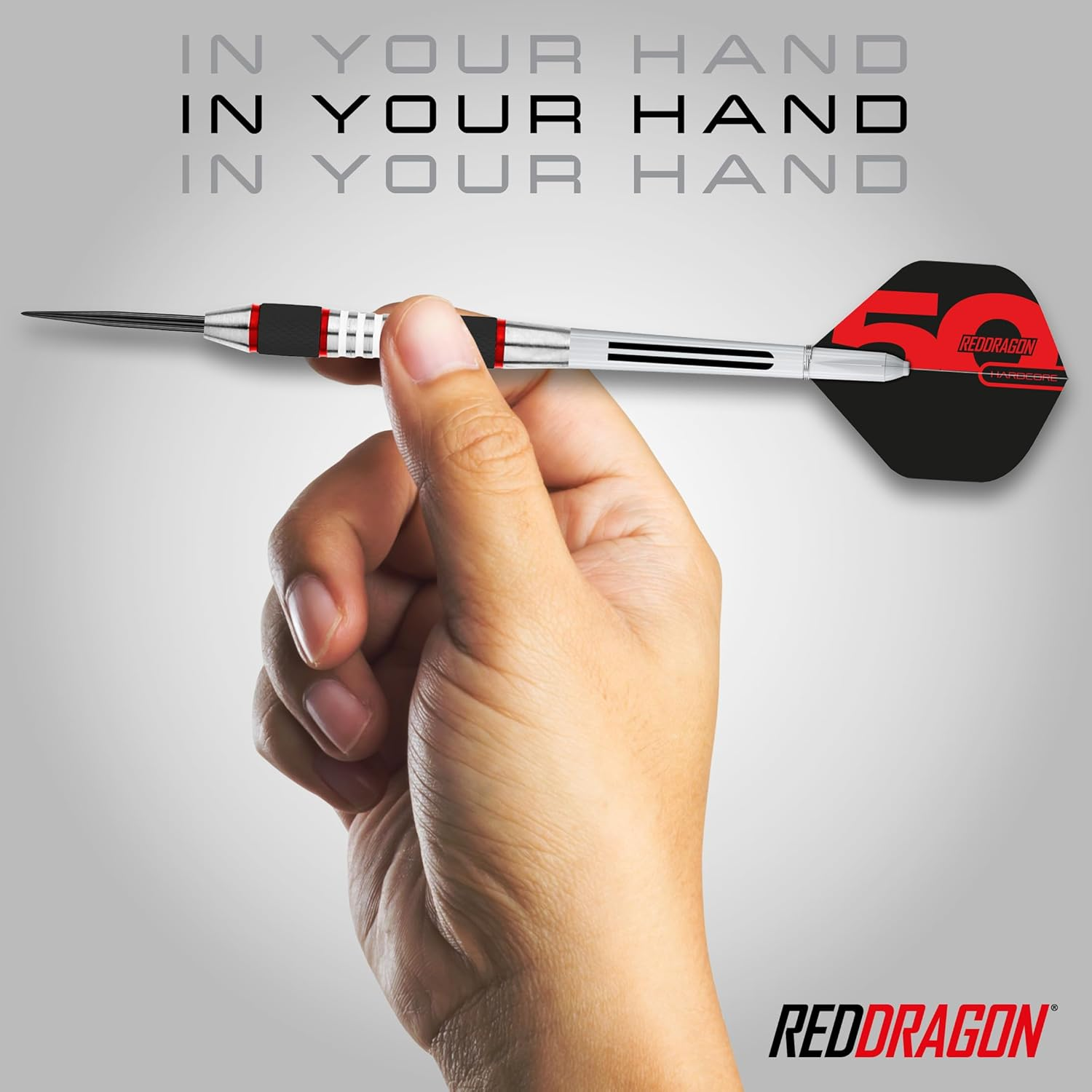 Red Dragon Axis: 24G - Tungsten Darts Set with Flights and Stems image number 5