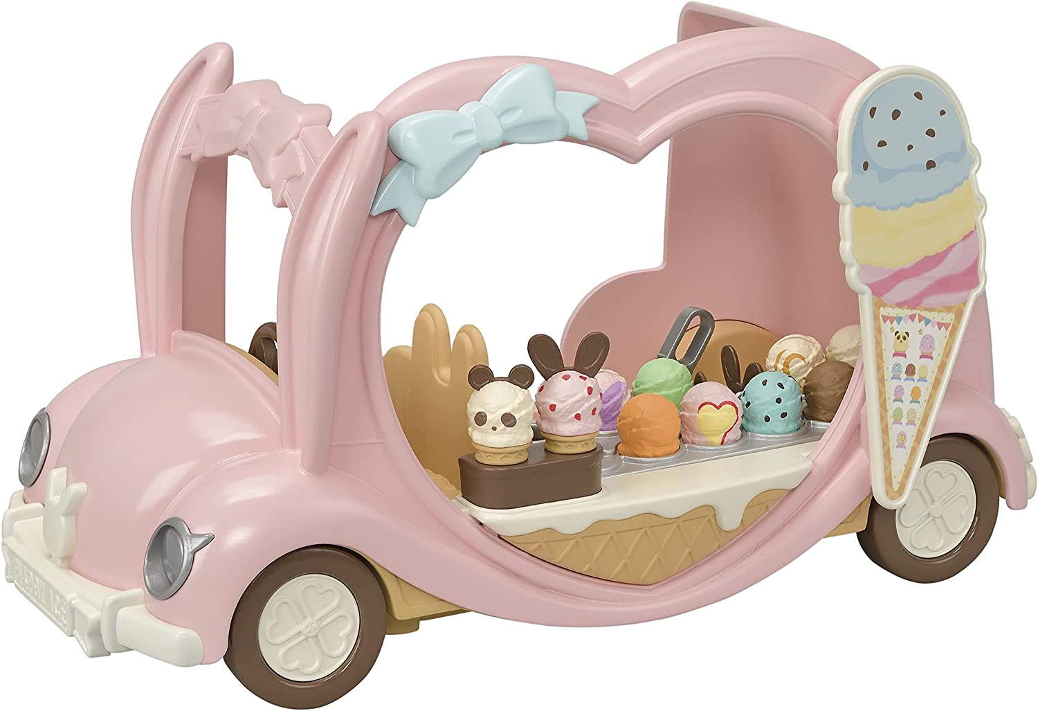 Sylvanian Families Ice Cream Van Playset &ndash; Collectible Figures & Accessories for Kids Role Play, Ages 3+ image number 4