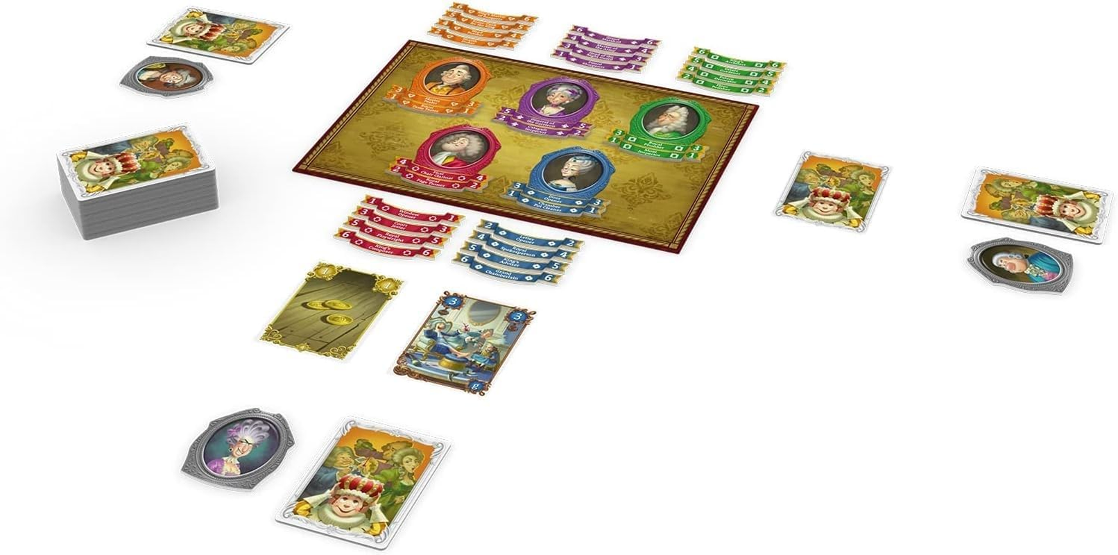 IELLO the King and Me Board Game, 2-5 Players, Ages 12+ image number 2