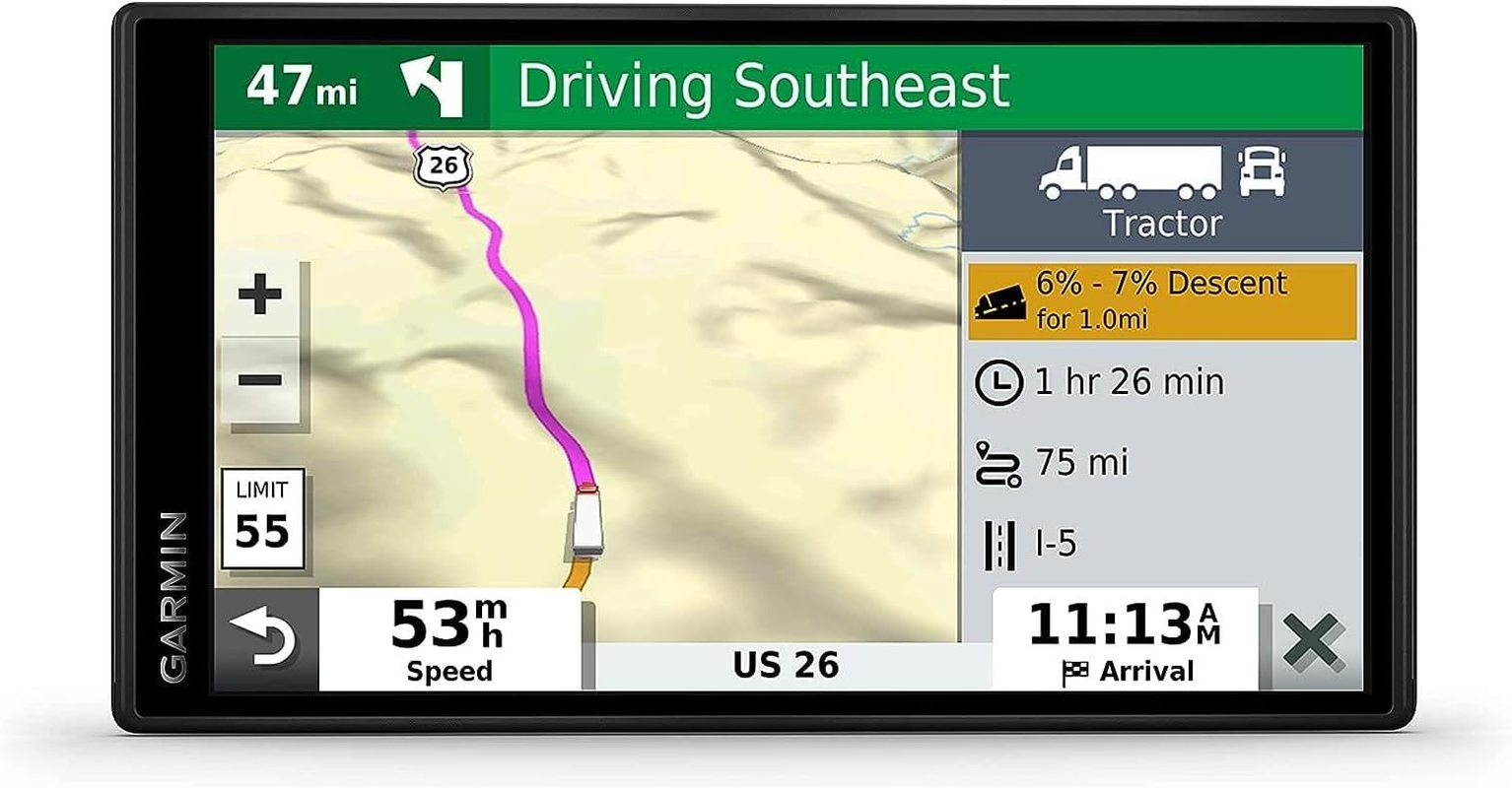Garmin Dezl LGV500, GPS Truck Navigation with 5.5" Touchscreen, AU/NZ image number 3