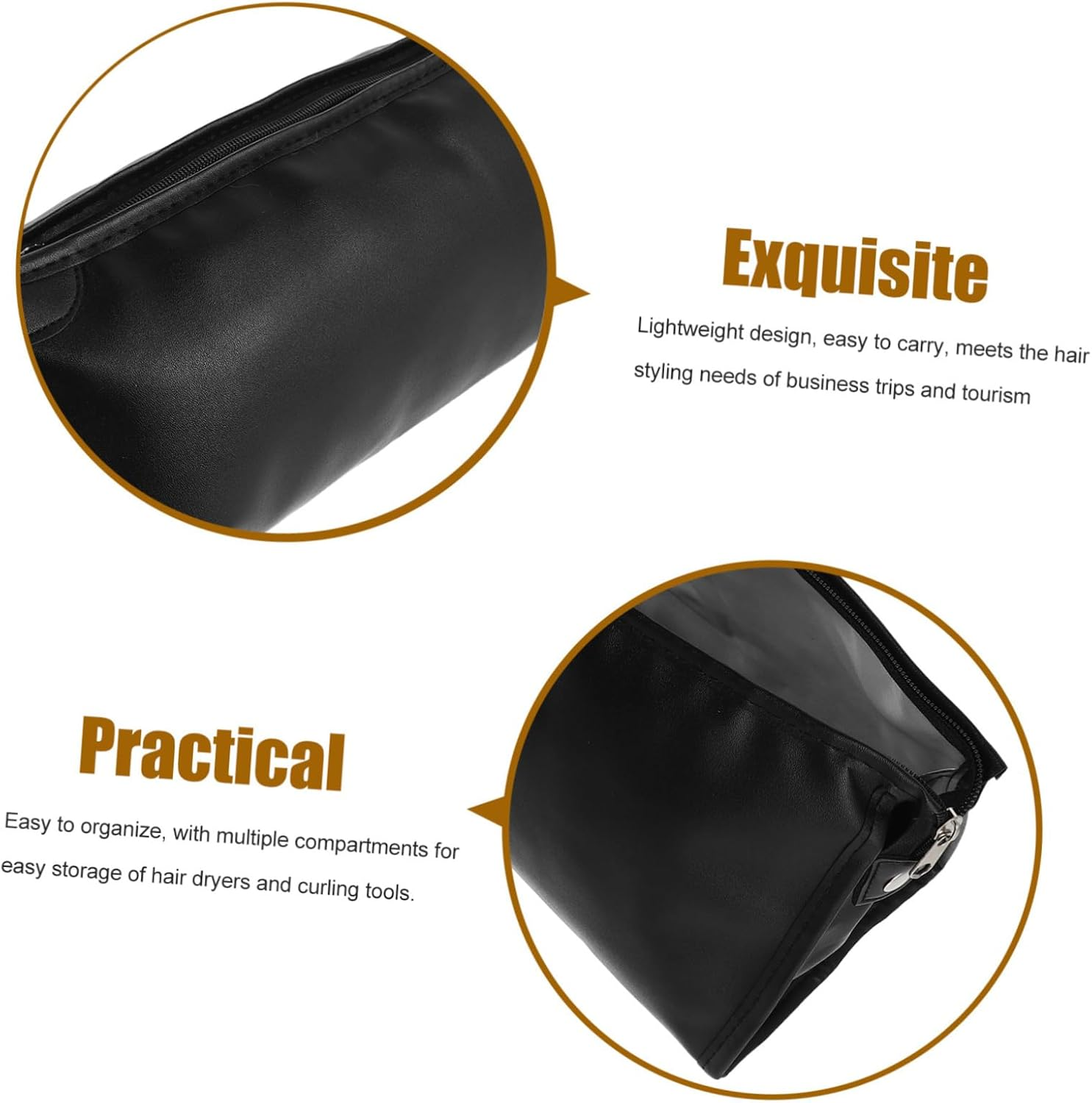 LABRIMP Portable Compact Hair Dryer Storage Bag with Impact Resistant Protection Travel Friendly Carrying Case for Hair Tools and Accessories Lightweight and Scratchproof Organizer For image number 3