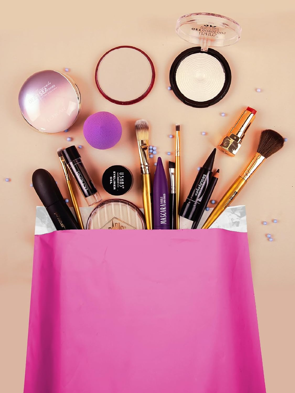 KKBESTPACK 100 Pcs 12X15.5 Poly Mailer Envelopes Shipping Bags Self Adhesive Waterproof Bags (Pink) (B125) image number 5