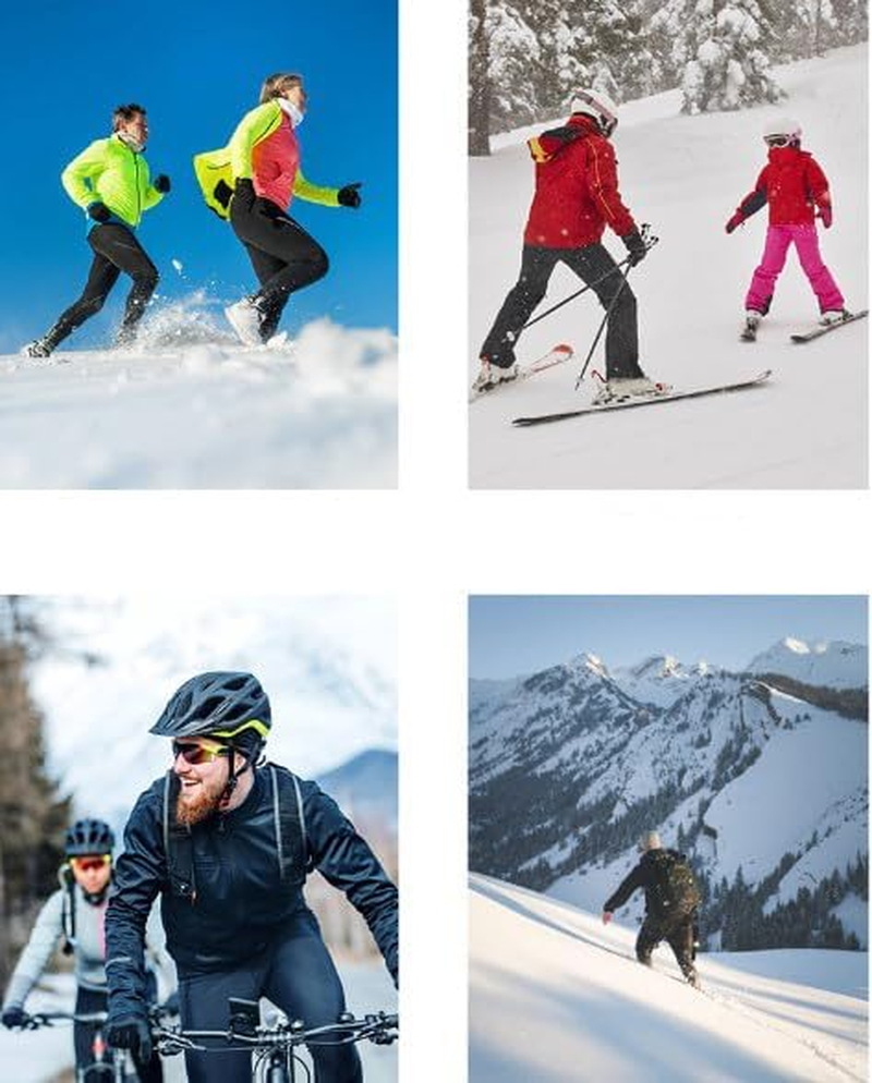 Winter Warm Neck Gaiter Fleece Neck Warmer Windproof Sports Headwear Skiing Neck Protector Plush Hat Cycling Face Mask image number 3