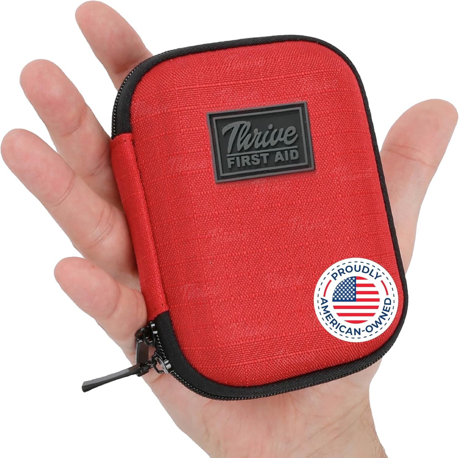 First Aid Kit &ndash; 66 Pieces &ndash; Small & Light Soft Shell Case - Packed with Hospital Grade Medical Supplies for Emergency & Survival Situations. Ideal for Car, Camping, Travel, Sports, Home, Hiking image number 2