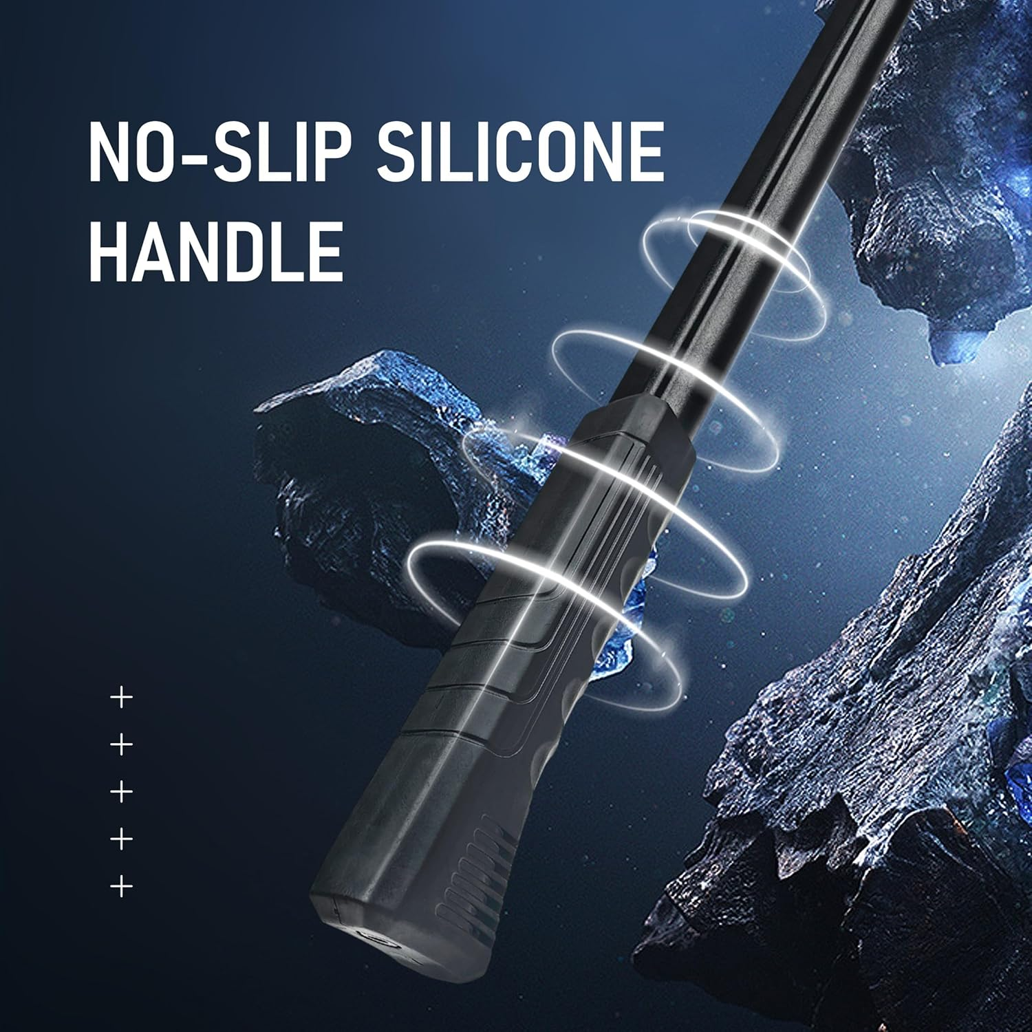 Black Paw Floating Fishing Net Foldable Telescopic Fish Landing Net Rubber Coated Fishing Net for Kayak, Fly, Trout, Fishing Net Freshwater Saltwater image number 4