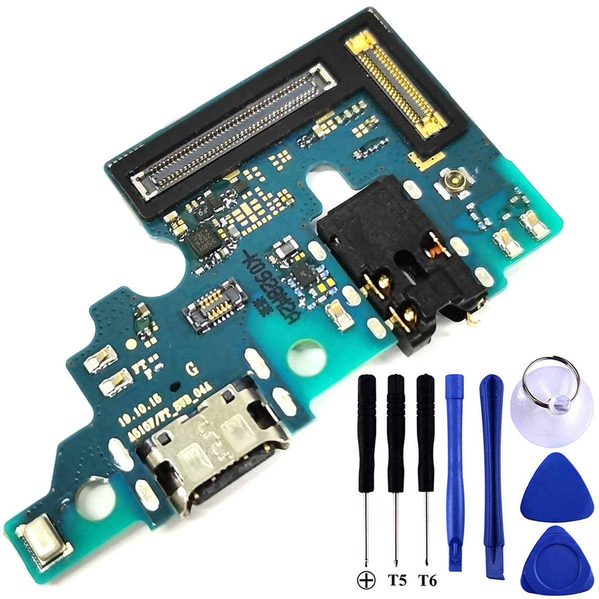 Galaxy A51 USB Charging Port Flex Cable Replacement SM-A515F Type C Charger Dock Board Flex Cable Connector for Samsung A51 A515F Port Repair Part with Tools (SM-A515F) image number 1