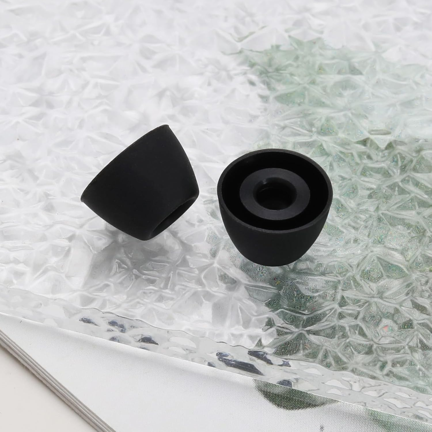 6 Pairs Silicone Earbuds Compatible with Samsung Galaxy Buds 2 Pro Replacement Earbuds Tips Small/Medium/Large 3 Size, Black image number 4