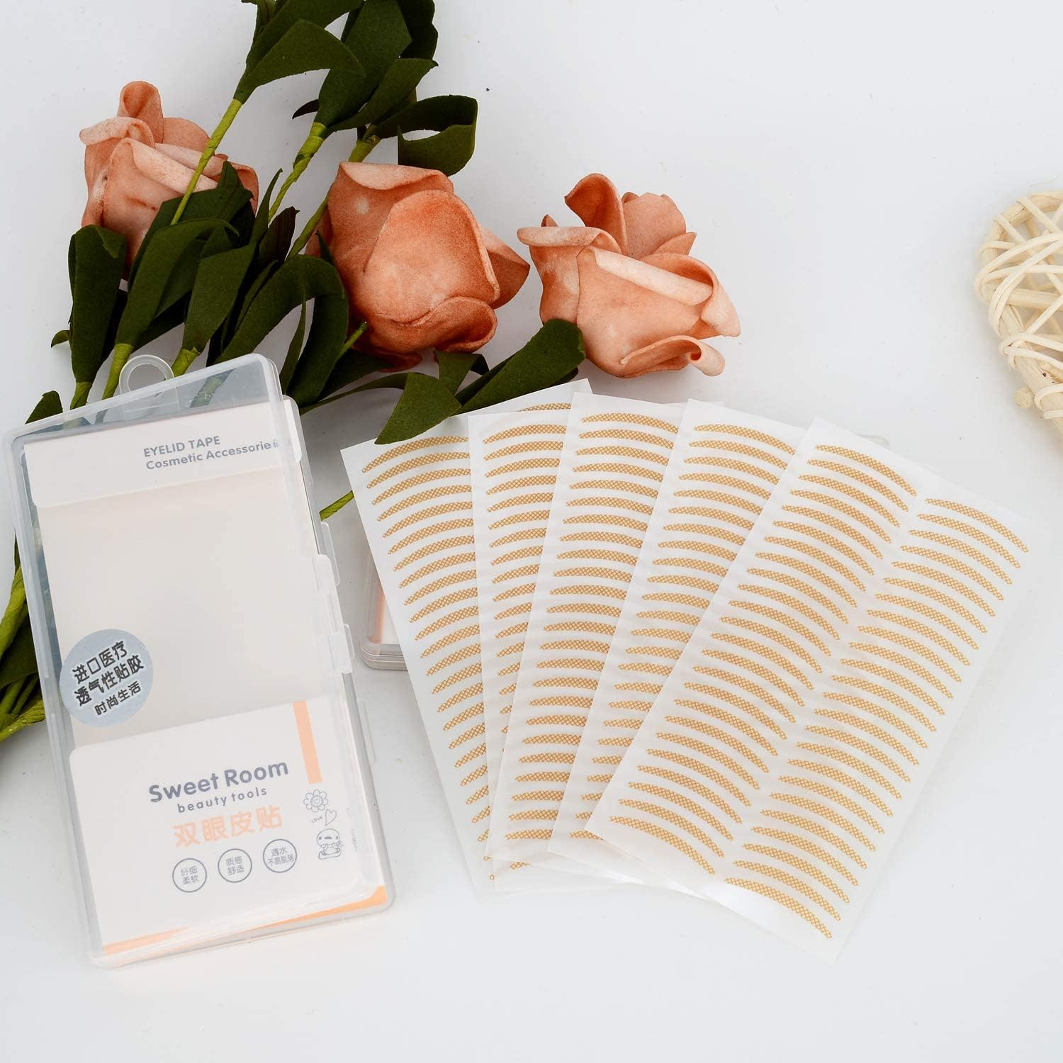 Breathable Single Side Sticky Double Eyelid Tape Paste Stickers Medical Grade Latex Free Eyelid Tapes, Perfect for Hooded Droopy or Mono-Eyelids (Slim) image number 6