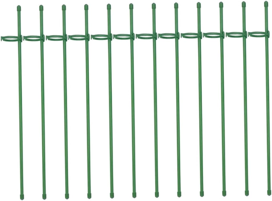 Yardenfun 12Sets Plant Support Stakes Single Stem Support for Flowers and Tomatoes Garden Supplies Garden Stake image number 5