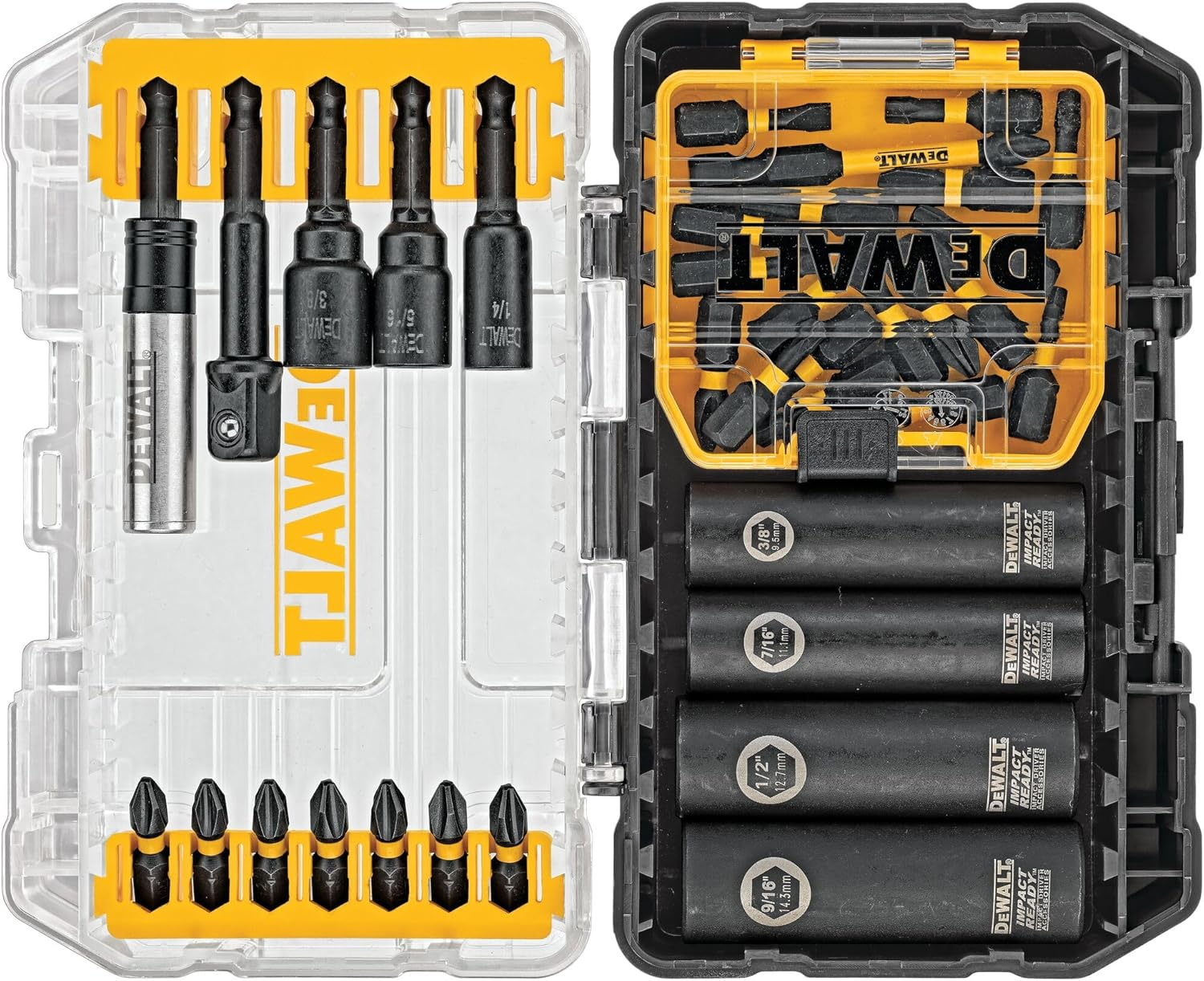 DEWALT DWA2T35IR IMPACT READY Flextorq Screw Driving Set, 35-Piece image number 1