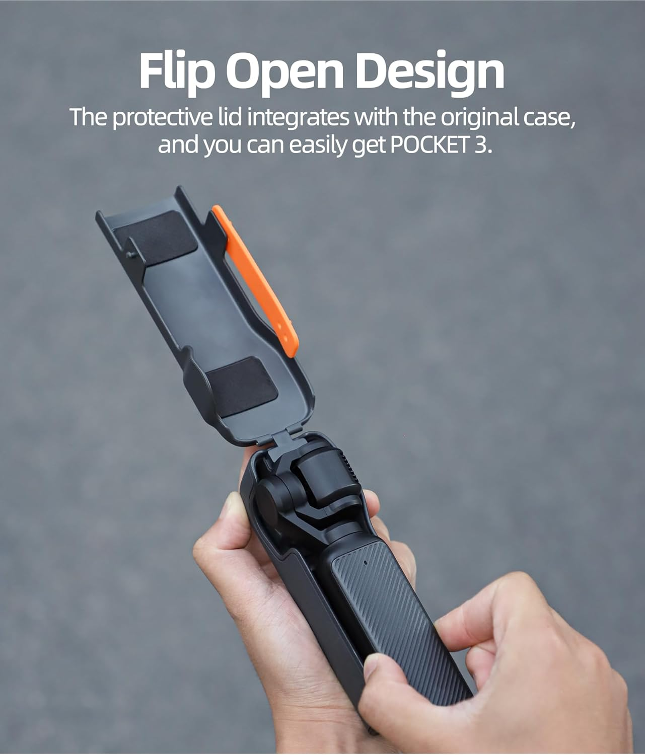 Protective Cover Case Shell for DJI Osmo Pocket 3,Gimbal Lens Body Storage Protective Top Cover Hood Cap Cage for Pocket 3 Accessories image number 5