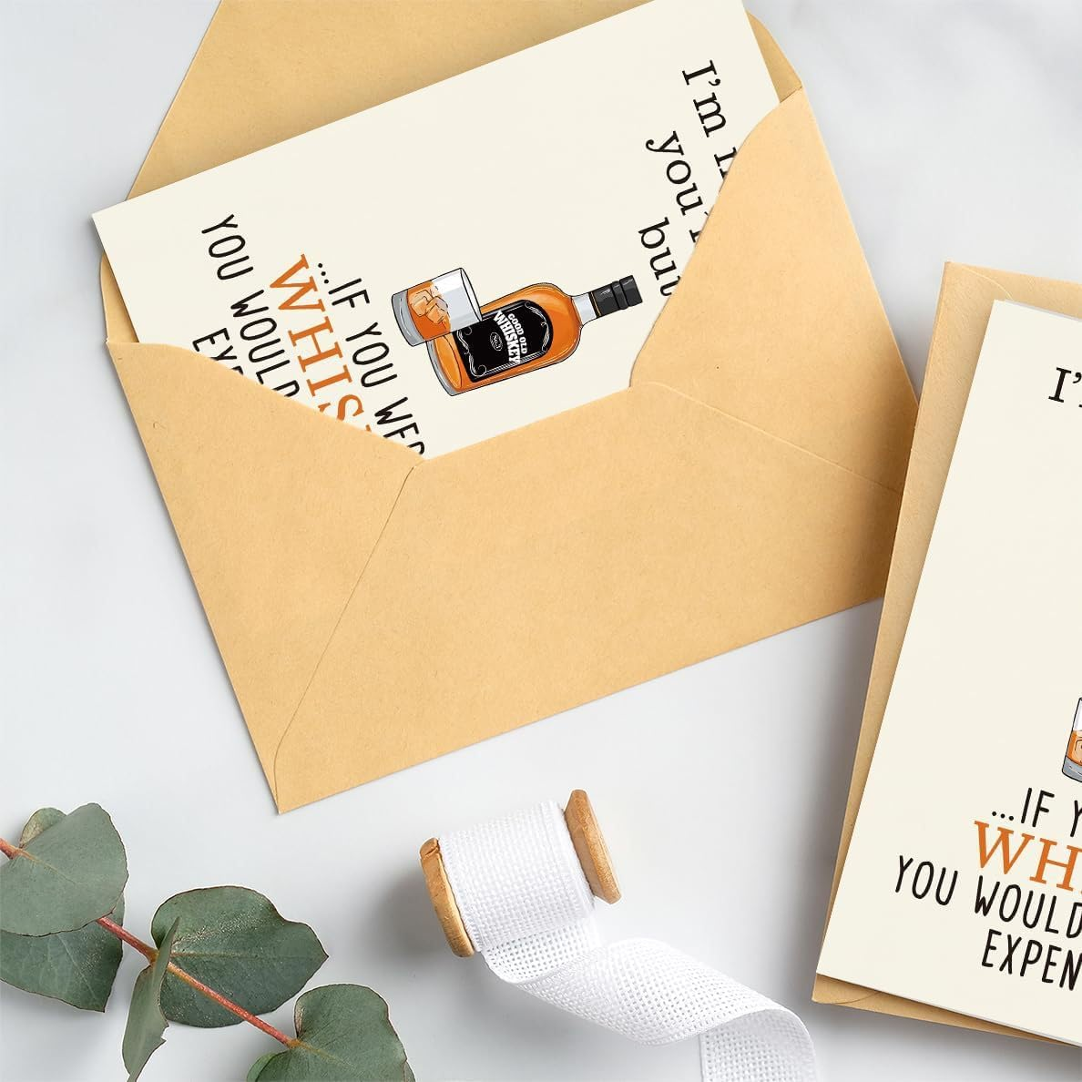 Funny Birthday Card with Envelopes, for Funny Birthday Card & Gift for Friend'S,Husband, Men, Boyfriend, and Him | Happy Birthday Decorations Couple Gifts image number 4