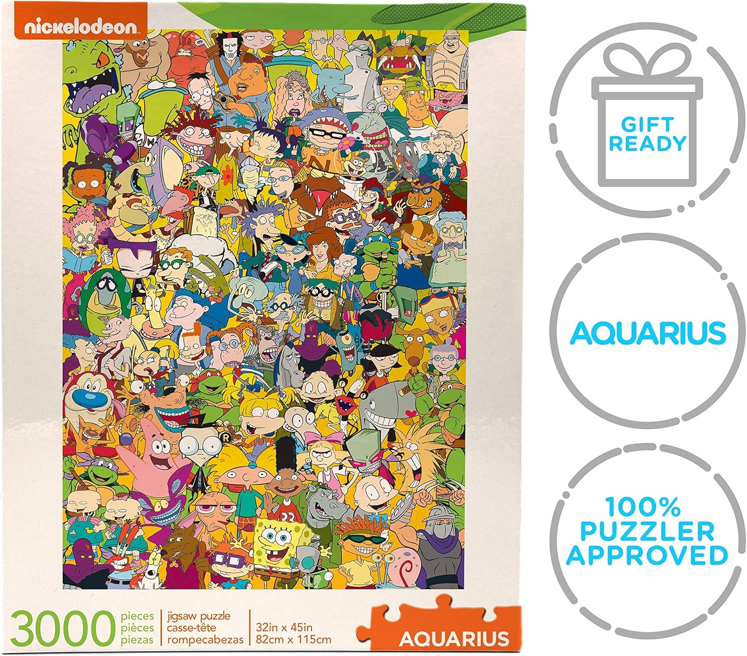 AQUARIUS 68509 Nick 90'S 3000 Pc Puzzle image number 3