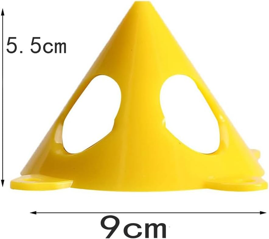 20 Pcs Pyramid Stands Painter'S Painting Stands,Painter'S Pyramids Stands,Mini Cone Paint Stands for Canvas and Door Risers Support(Yellow) image number 1