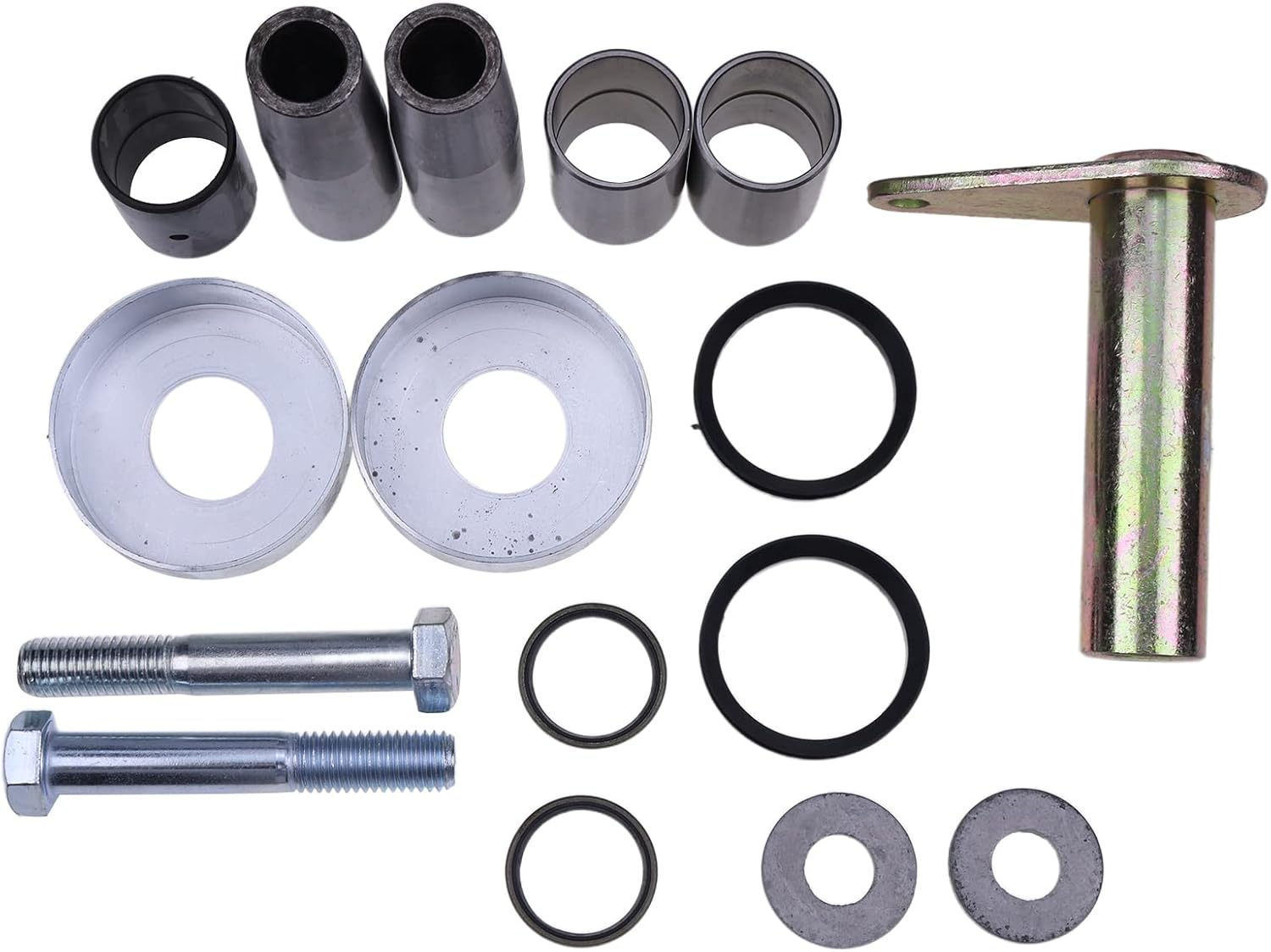 Solarhome 1.25" Tapered Pivot Pin & Wear Bush Seals Cups Rebuild Kit 6732012 6589665 6705223 6651709 6700039 225855 for Bobcat 553 630 632 641 643 645 653 730 731 732 741 742 743 751 753 763 773 7753