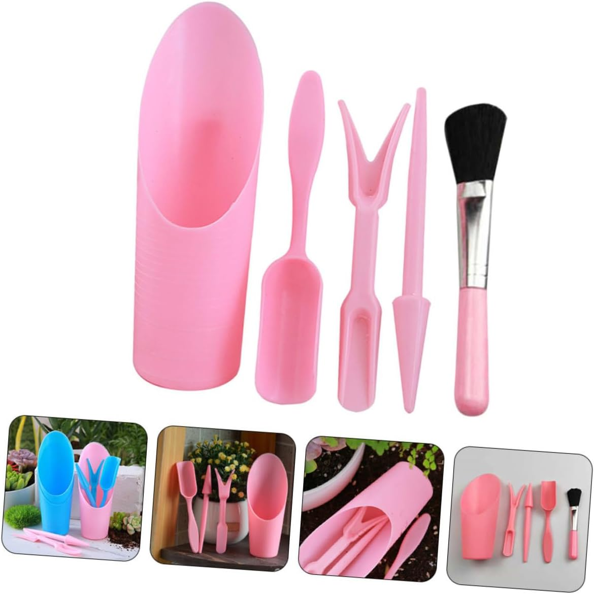 1Set Multi-Functional Planting Tool Easy to Use Flower Gardening Accessories for Spaces for Transplanting and Bonsai Care Compact Stylish Gardening Tools image number 5