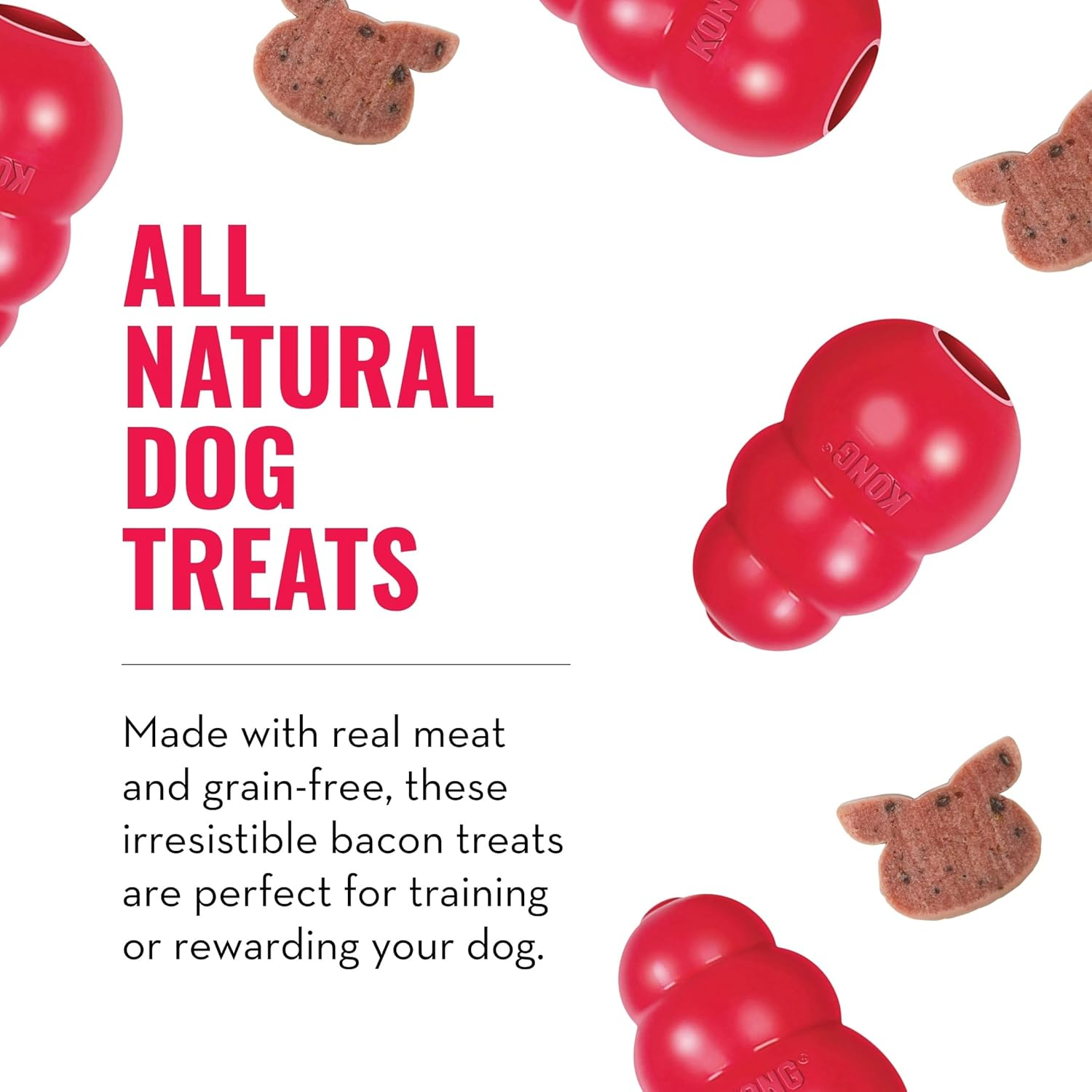 KONG - Farmyard Friends - All Natural Dog Treats (Best Used with KONG Classic Rubber Toys) - Smoked Bacon image number 6